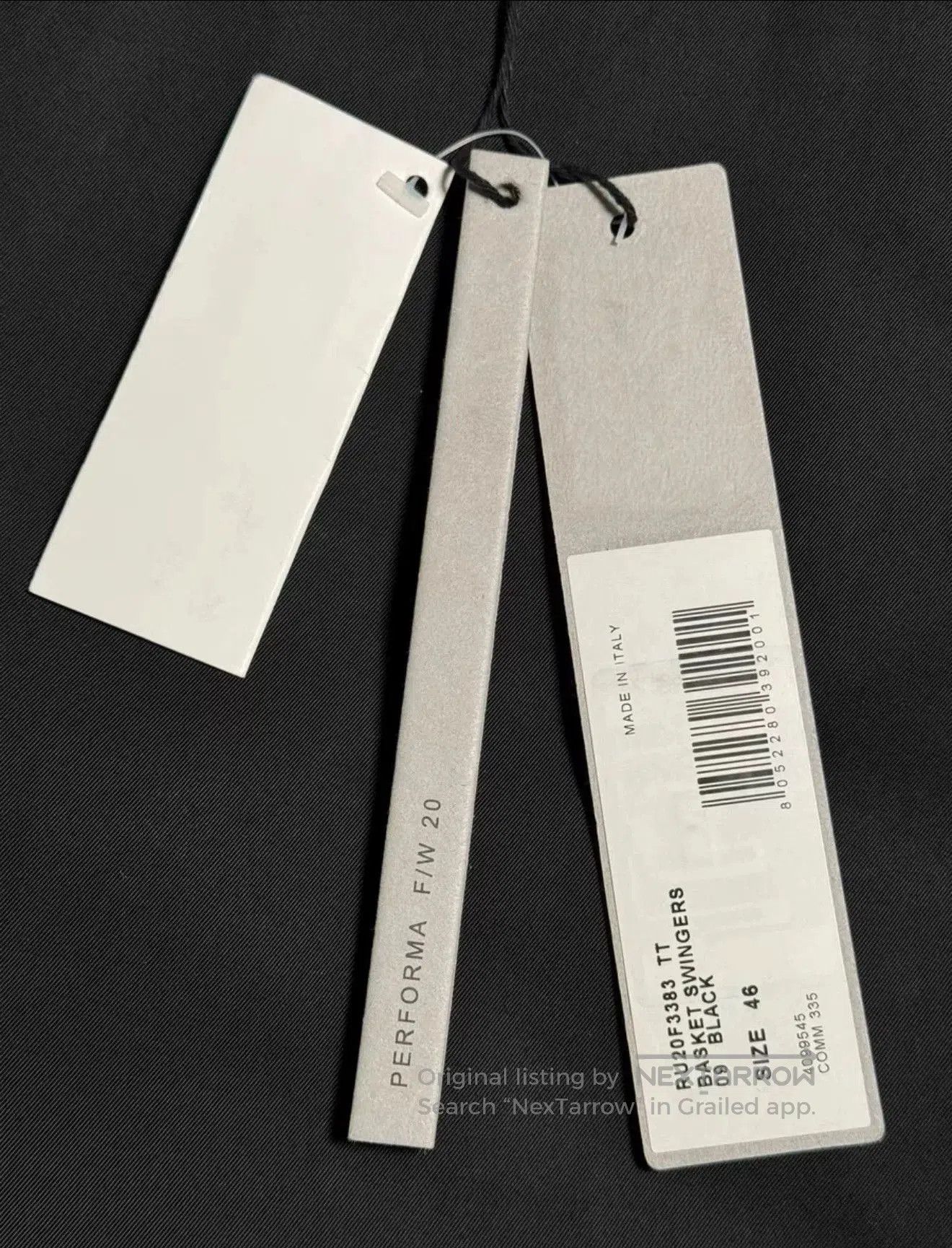 Rick Owens Rick Owens Black Mainline Shorts. Size US 30 / EU 46 - 4 Thumbnail