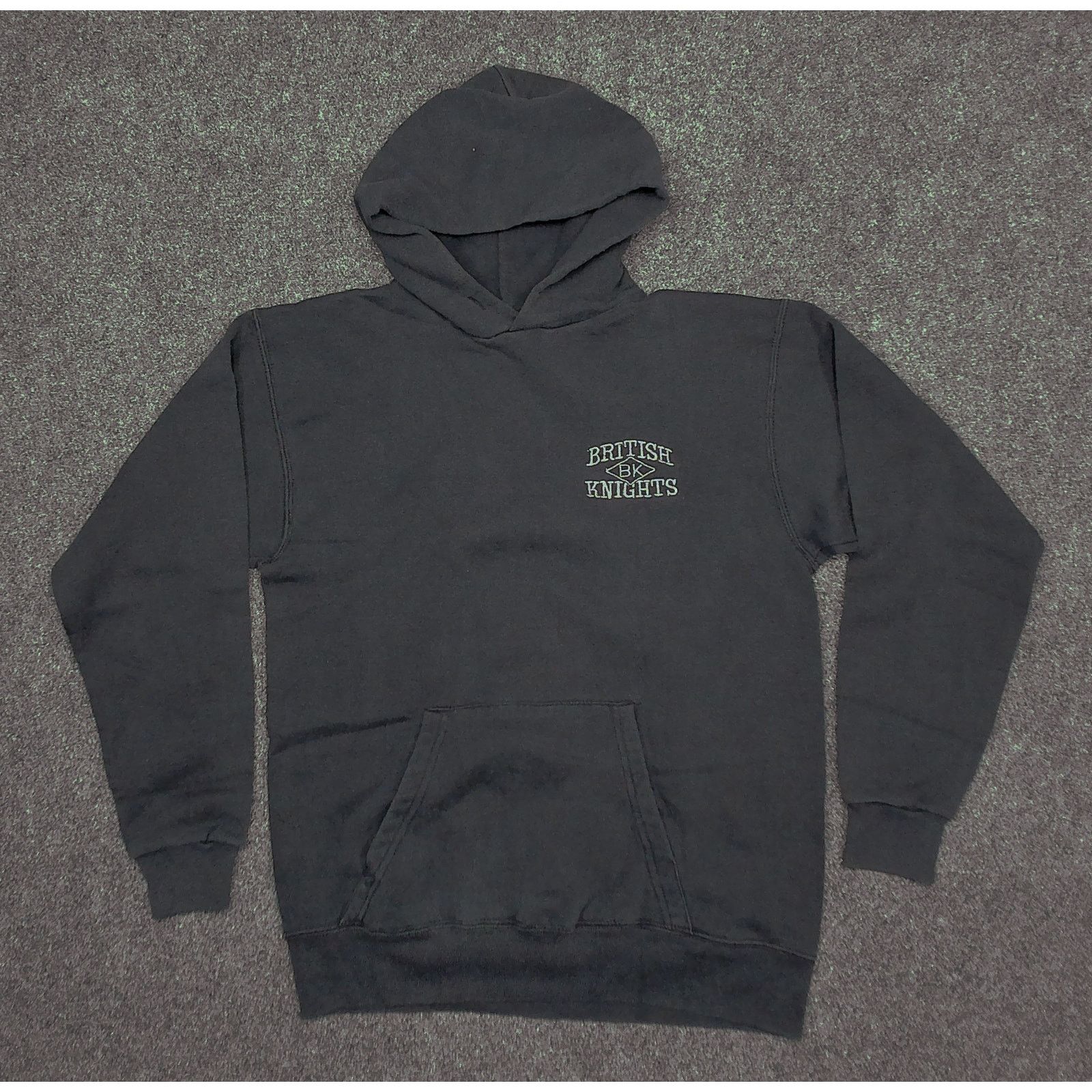 Vintage British Knights VTG 90s Made in USA BK Diamond Logo Hoodie Size US L / EU 52-54 / 3 - 3 Thumbnail