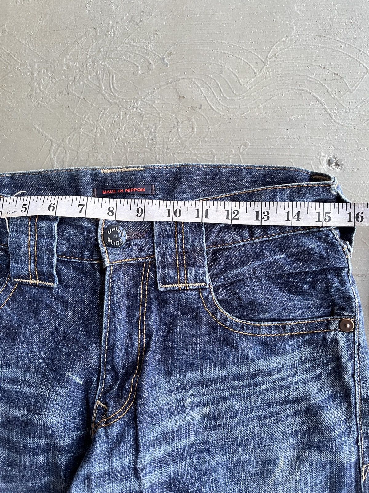 If Six Was Nine Flare Design BlueWay Jeans Made in Nippon Size US 32 / EU 48 - 9 Thumbnail