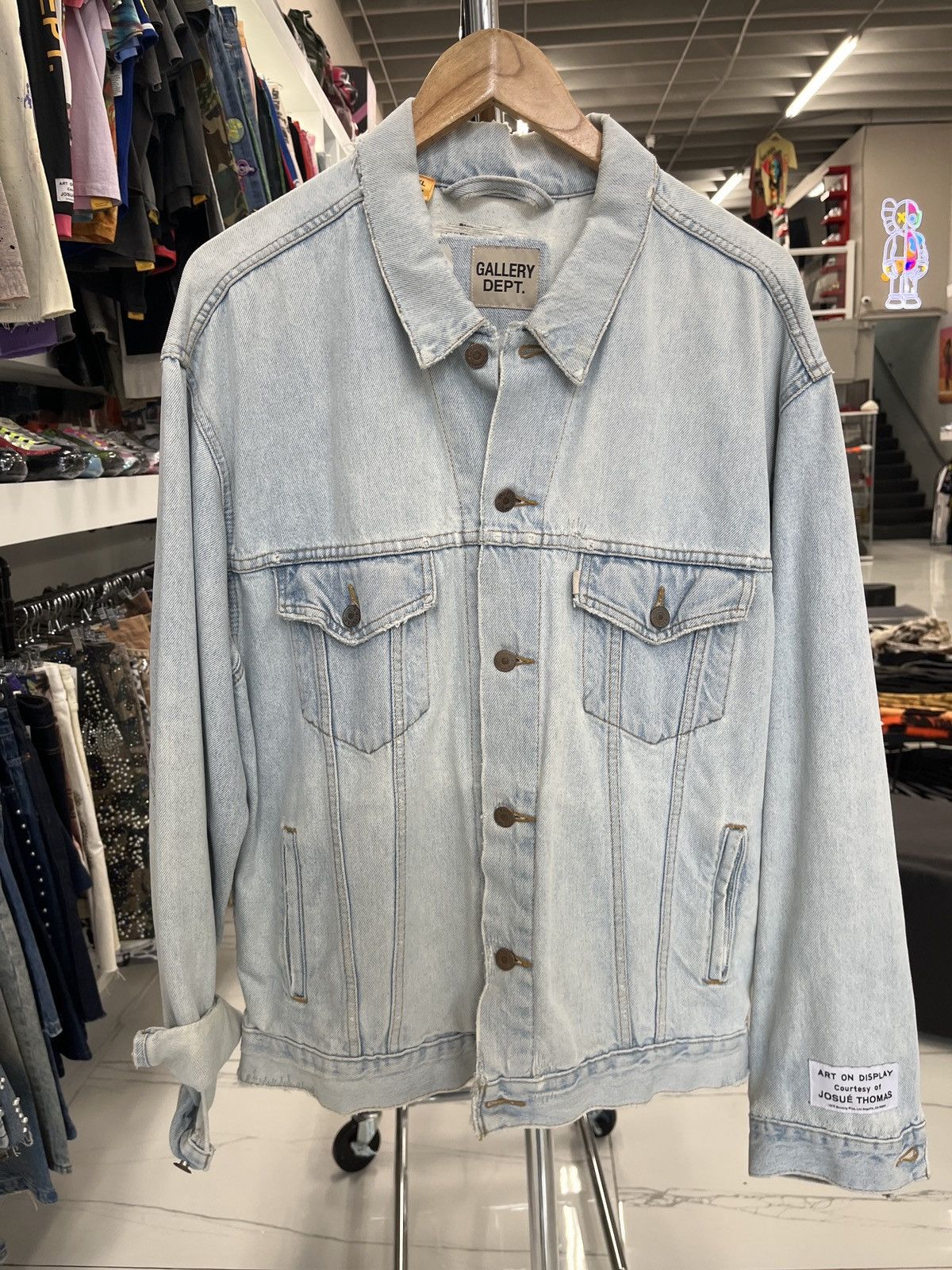 Gallery Dept. Gallery dept.vintage embroidered logo denim jacket