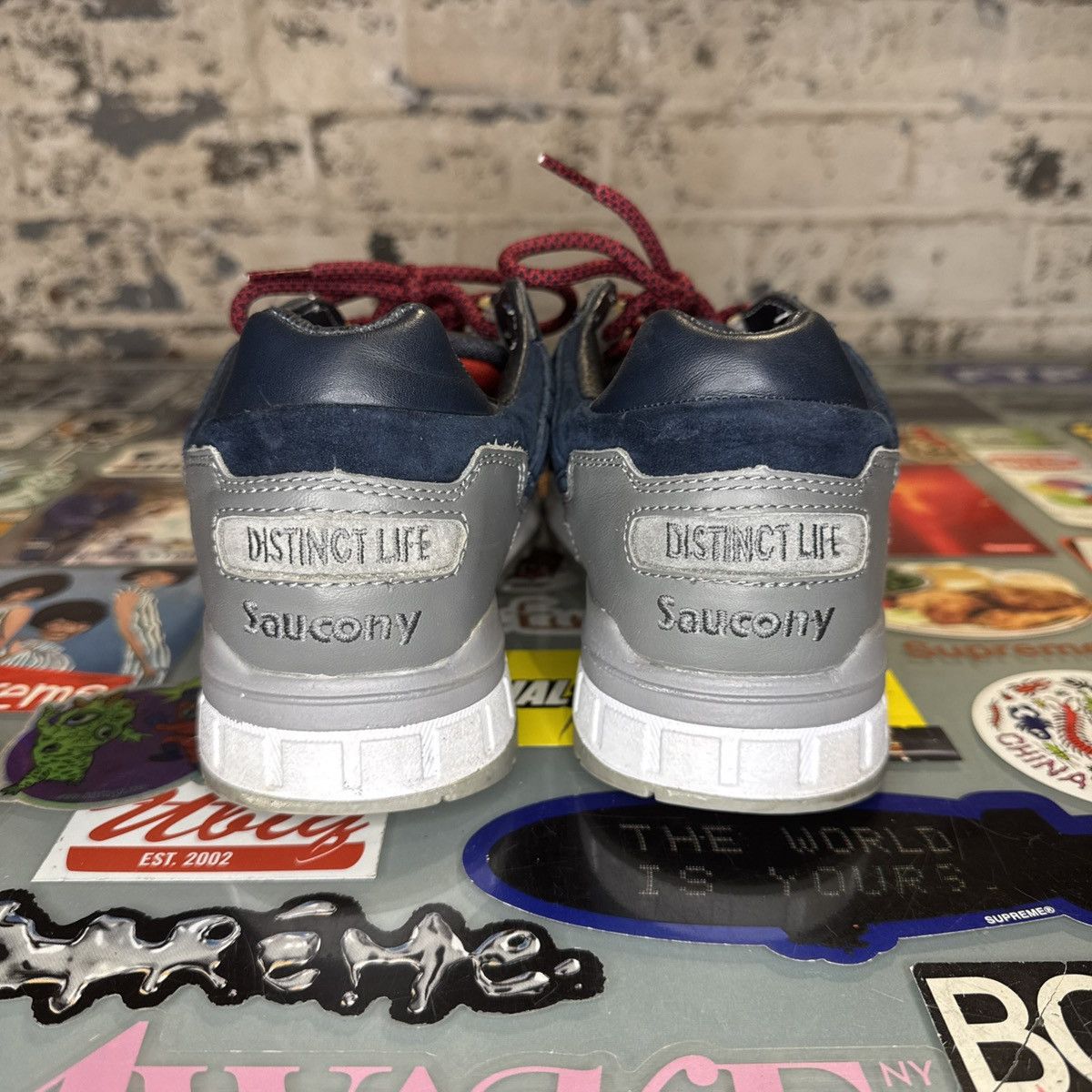Saucony Saucony Shadow 5000 BAU x The Distinct Life NOVEM Navy Sz 9 Size US 9 / EU 42 - 2 Thumbnail