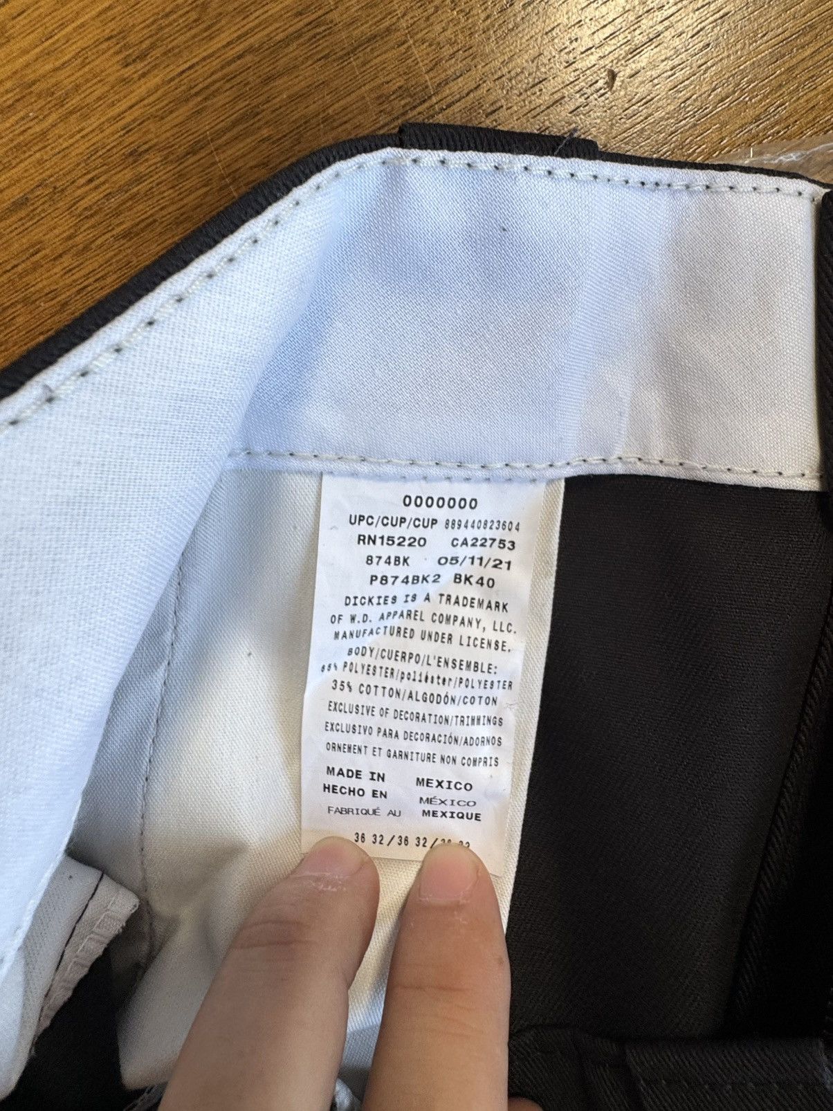 Dickies ICA x Virgil Abloh Dickies work pants 36 RARE! Size US 36 / EU 52 - 9 Thumbnail