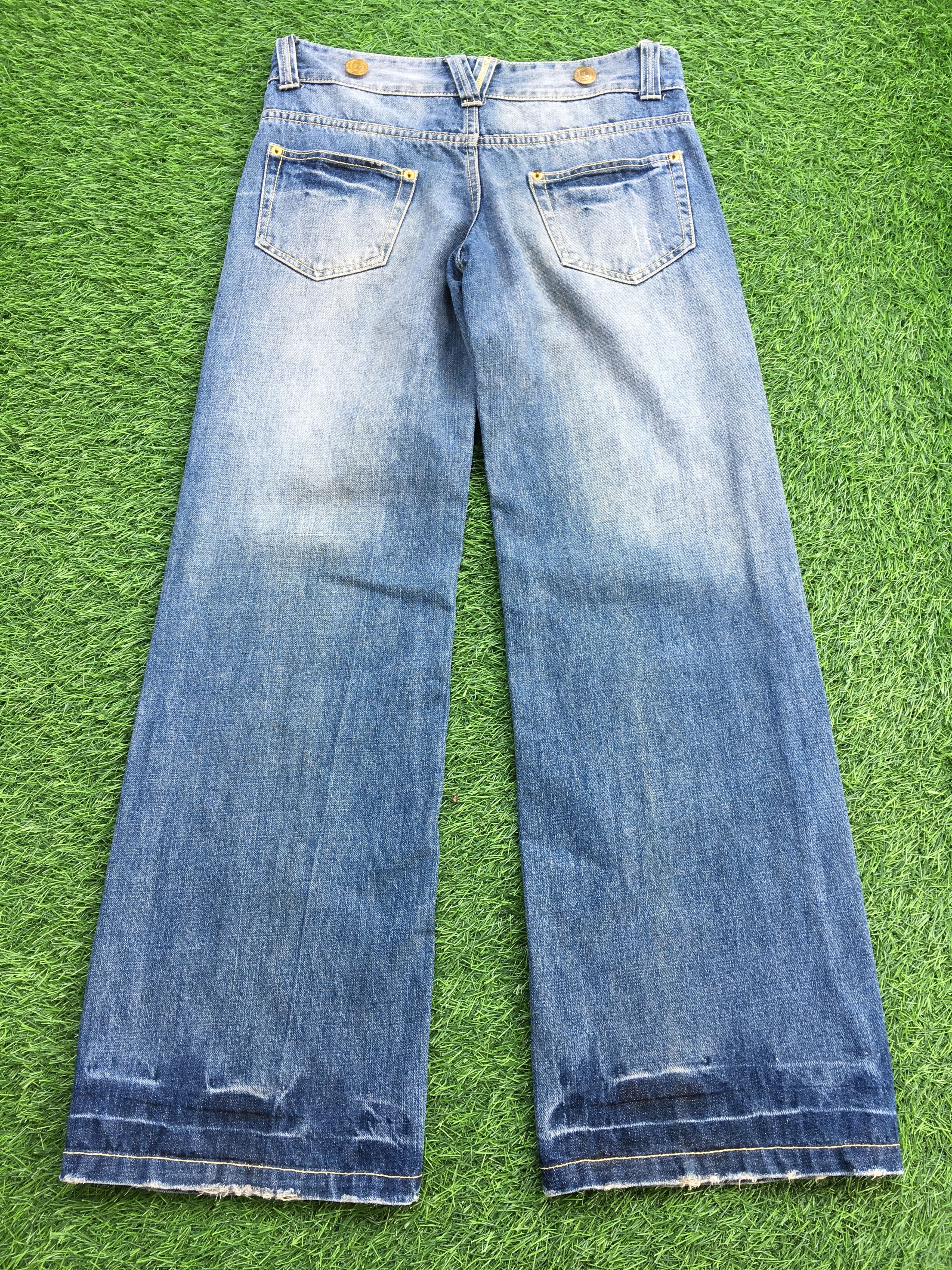 Japanese Brand Japanese Baggy Wide Leg Denim D-1256 Size 25" / US 0 / IT 36 - 2 Thumbnail