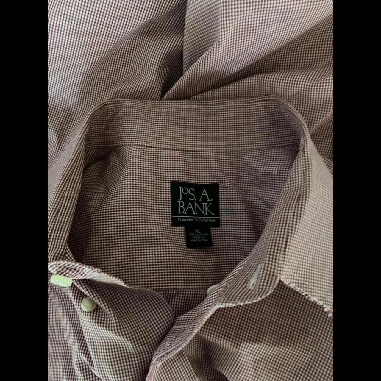 Jos. A. Bank Mens Used Short Sleeve Joseph Size US XL / EU 56 / 4 - 2 Thumbnail