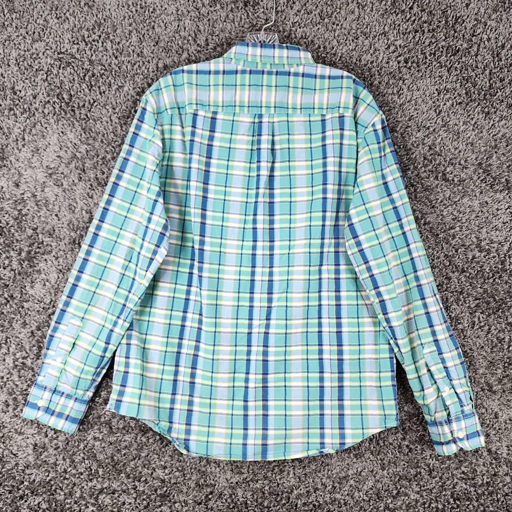 American Eagle Outfitters VINTAGE American Eagle Button-Up Shirt Long Sleeve Plaid Green Blue Mens Size L Size US L / EU 52-54 / 3 - 5 Thumbnail