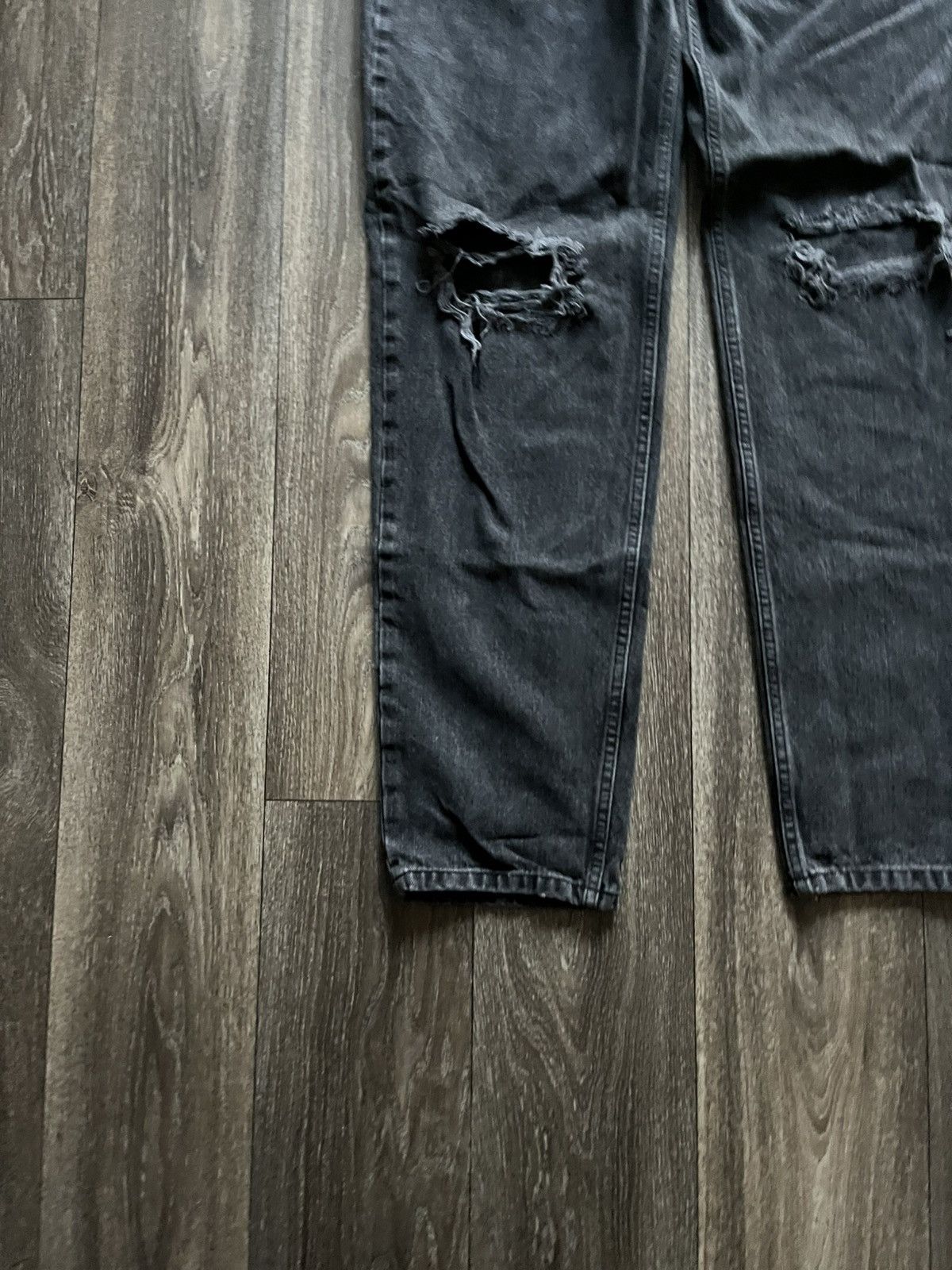 Asos ASOS Faded Black Jeans Size US 30 / EU 46 - 4 Thumbnail