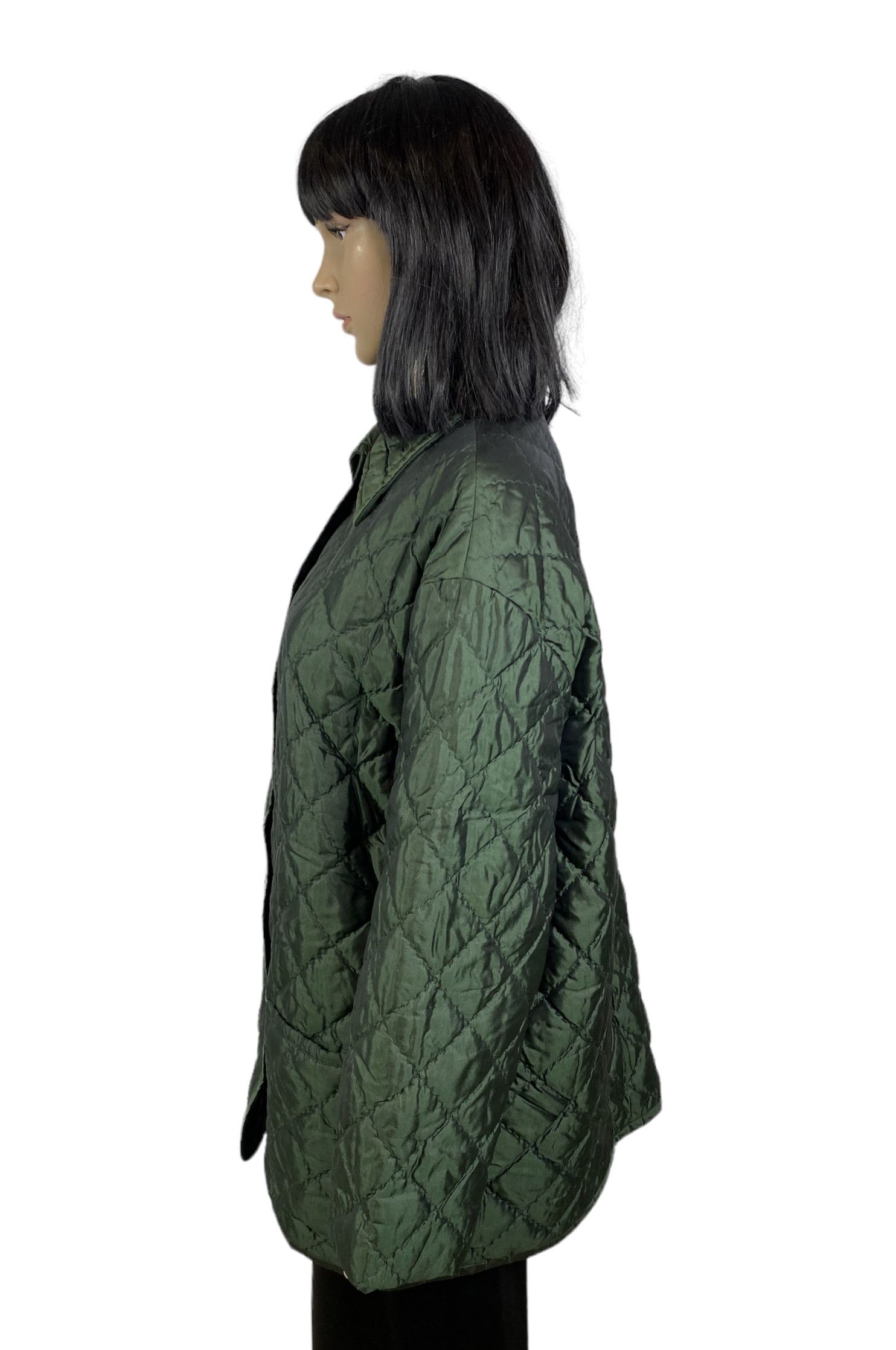 Designer × Vintage Laurel Vintage Quilted Silk Jacket size 34 Size XS / US 0-2 / IT 36-38 - 4 Thumbnail