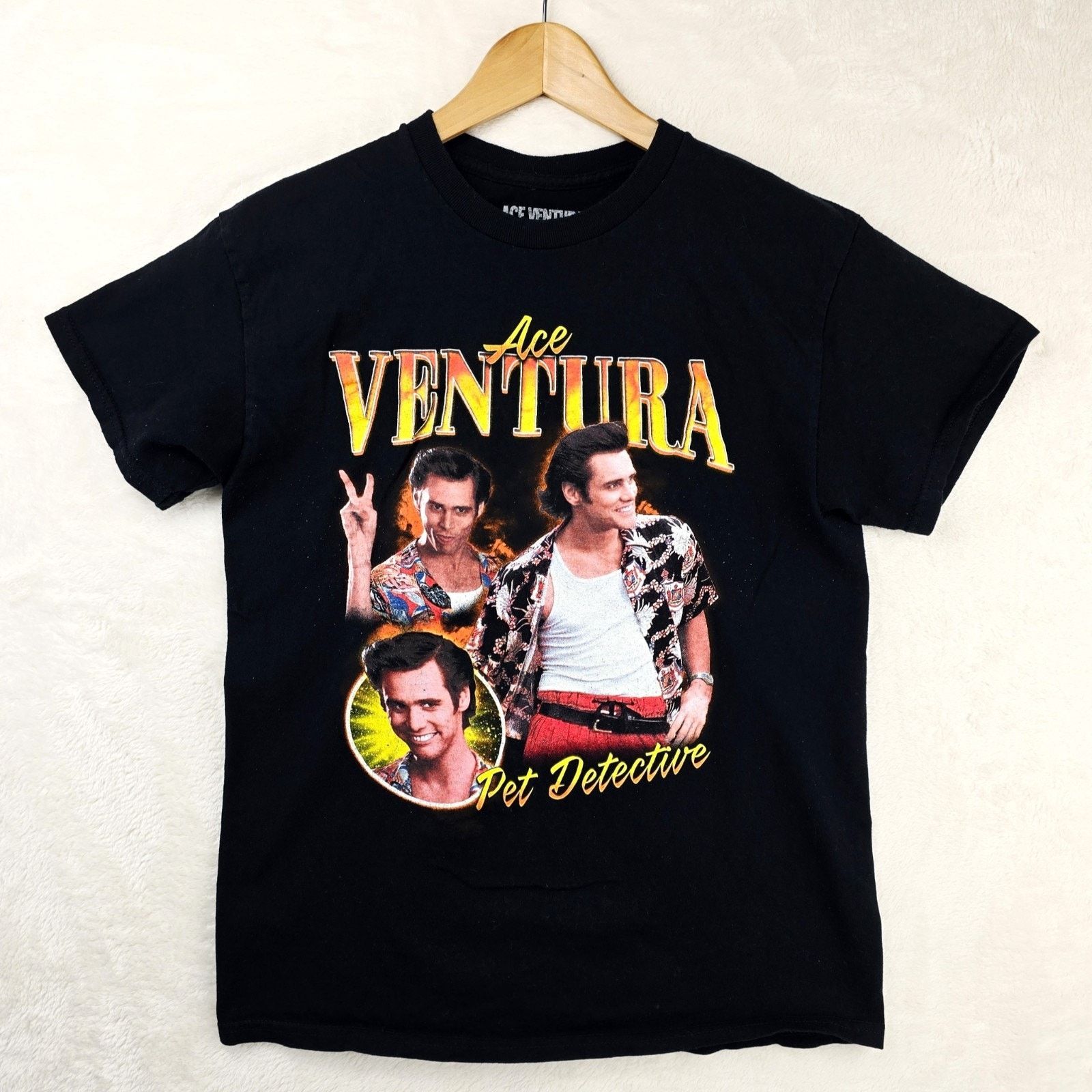 Other Ace Ventura Pet Detective Shirt Mens Medium Black Jim Carrey Size US M / EU 48-50 / 2 - 1 Thumbnail