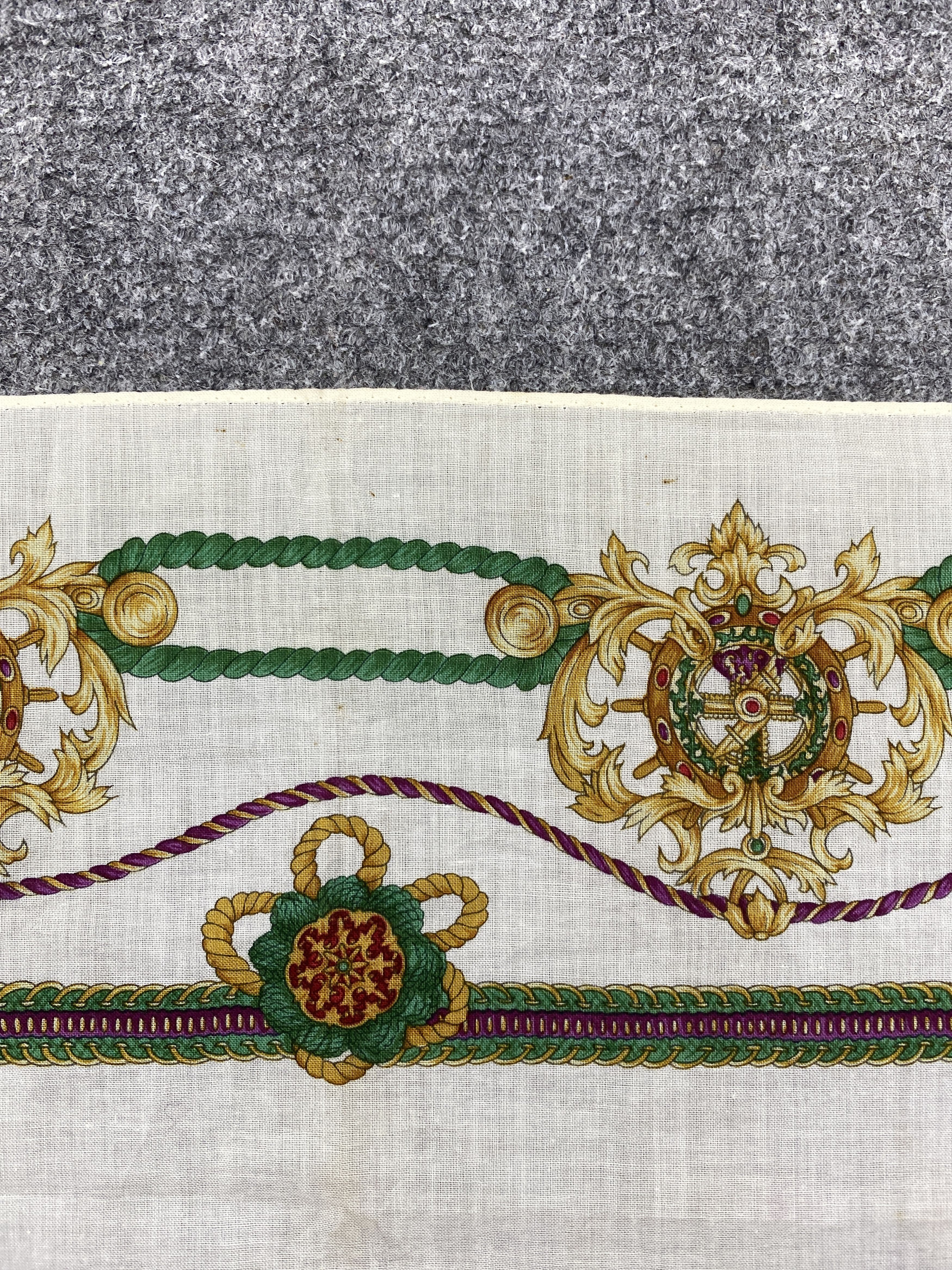 Trussardi Vintage Trussardi Handkerchief / Neckerchief HKC0923 Size ONE SIZE - 6 Thumbnail