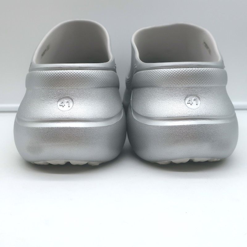 Balenciaga × Crocs Balenciaga x Crocs Platform Mules Silver Size 41 Size US 11 / IT 41 - 12 Thumbnail