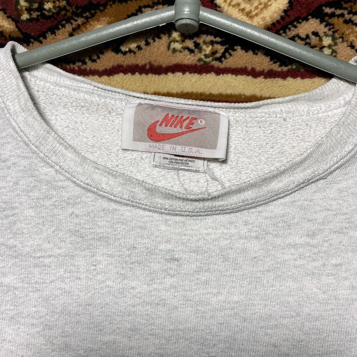 Nike × Vintage Vintage 80s Nike BOXY FIT Crewneck Sweatshirt USA MADE Size US L / EU 52-54 / 3 - 4 Thumbnail