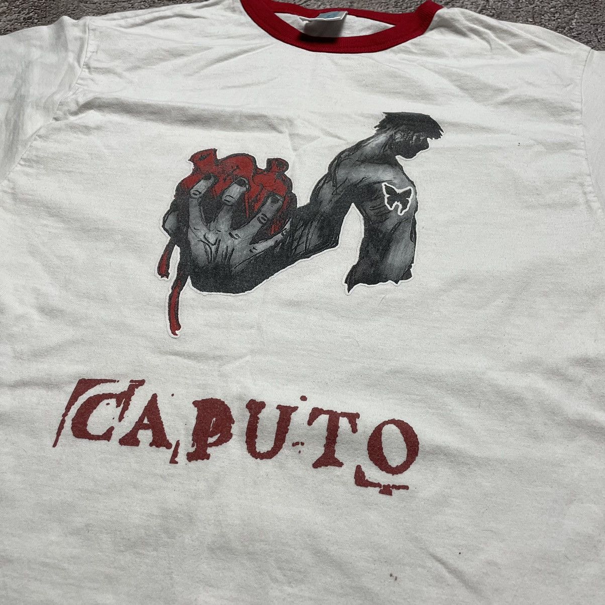Vintage Vintage Y2K Skeleton Graphic Tee Caputo Grunge Horror Boxy M Size US M / EU 48-50 / 2 - 5 Thumbnail