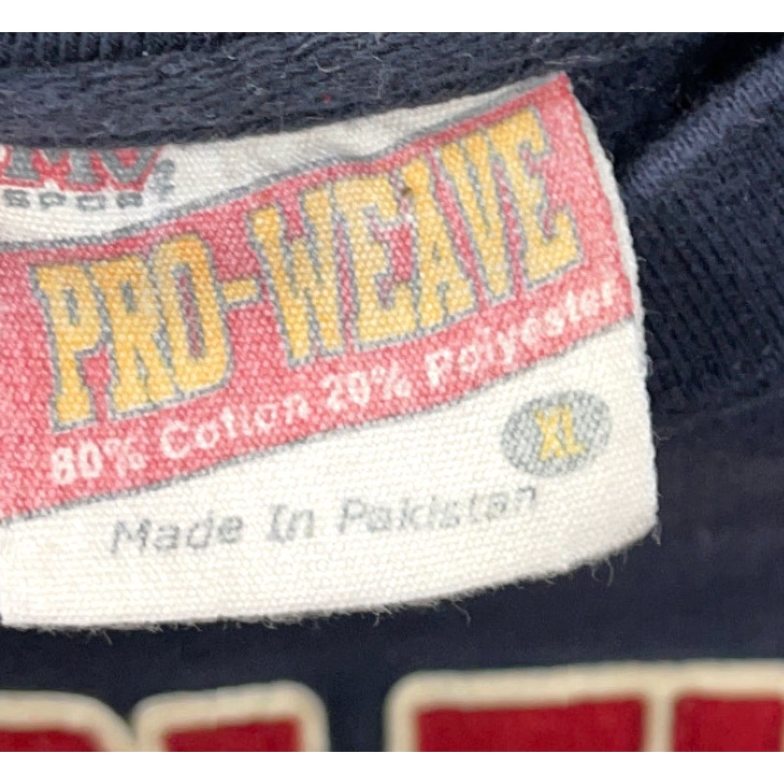 Vintage VINTAGE MV Sport Pro Weave Sweatshirt Men XL Blue Embroidered 90s Northern Michigan Graphic Print Heavyweight Crew Neck Pullover Cotton Blend Size US XL / EU 56 / 4 - 7 Thumbnail