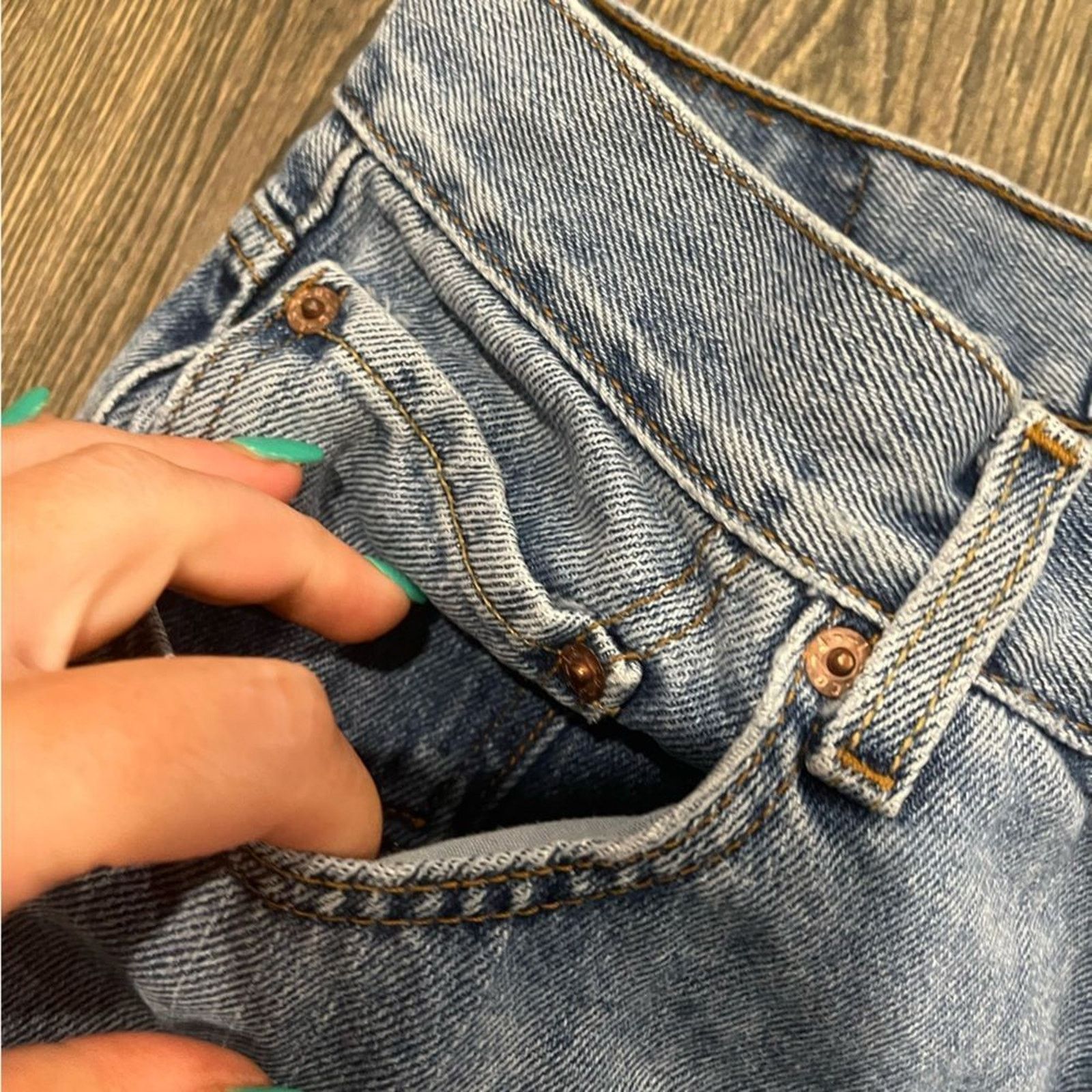 Levi's Levi's Mens 550 Relaxed Fit Jeans Tapered Leg Blue Size 34 Size US 34 / EU 50 - 6 Thumbnail