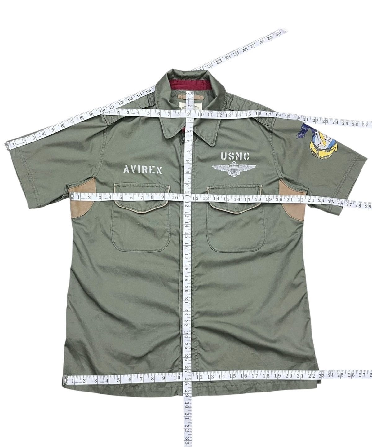 Avirex 💀Vintage Avirex USMC VMF-214 Whistling Death Shirt Size US L / EU 52-54 / 3 - 17 Thumbnail