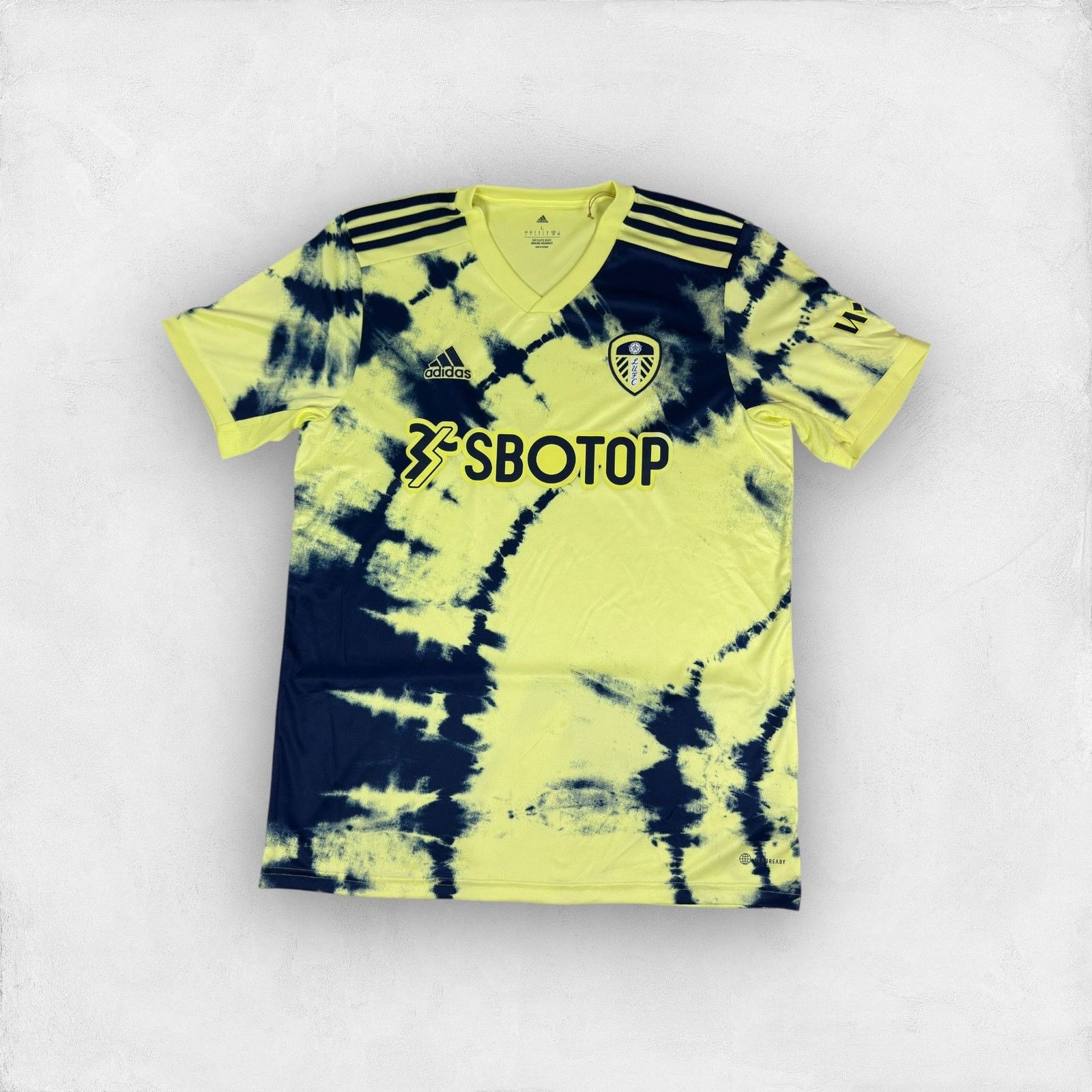 Adidas Adidas Men's Lime Navy Leeds United Football Jersey Large Size US L / EU 52-54 / 3 - 1 Thumbnail