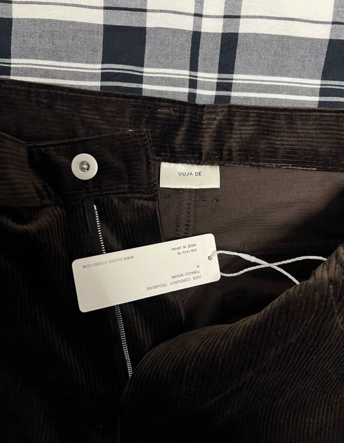 Vuja De Jude corduroy trousers in tobacco brown Size US 32 / EU 48 - 1 Thumbnail