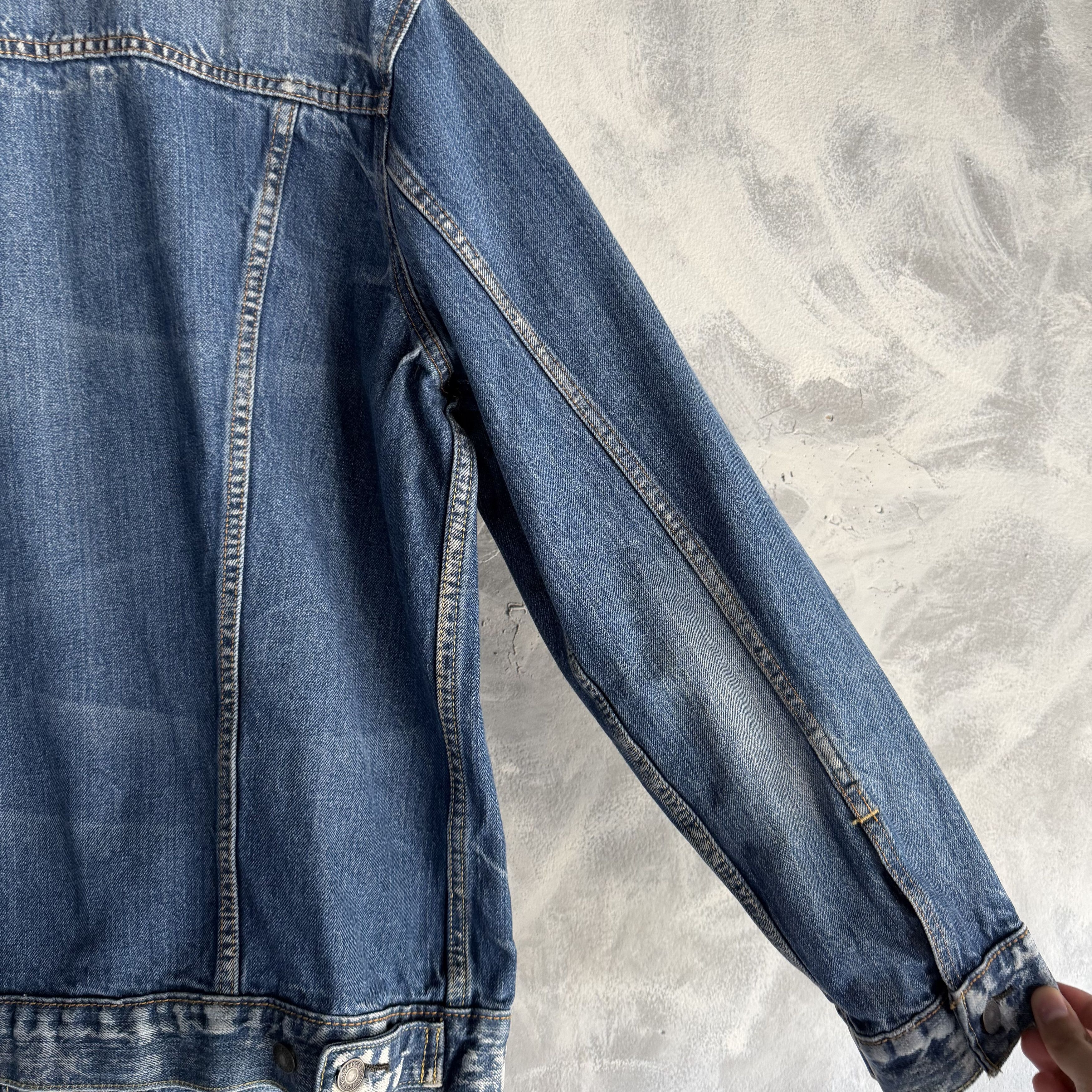 Levi's Levis Trucker Jacket Medium Wash Denim 72334-0140 Cotton Size US XXL / EU 58 / 5 - 7 Thumbnail