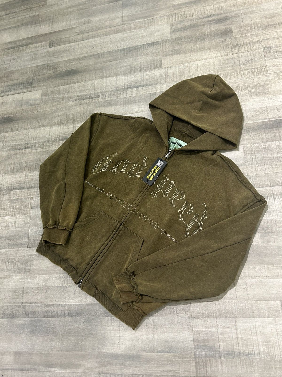Godspeed Godspeed Studded OG Logo Zip Up Hoodie Size US M / EU 48-50 / 2 - 3 Thumbnail