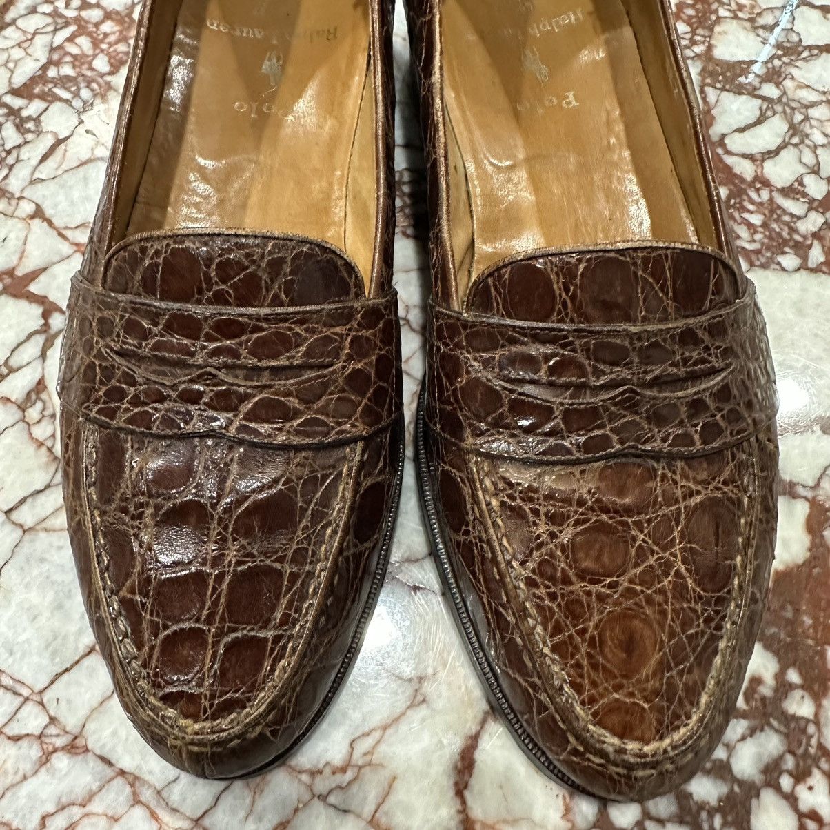 Ralph Lauren Polo Ralph Lauren genuine crocodile loafers Size US 8 / EU 41 - 2 Thumbnail