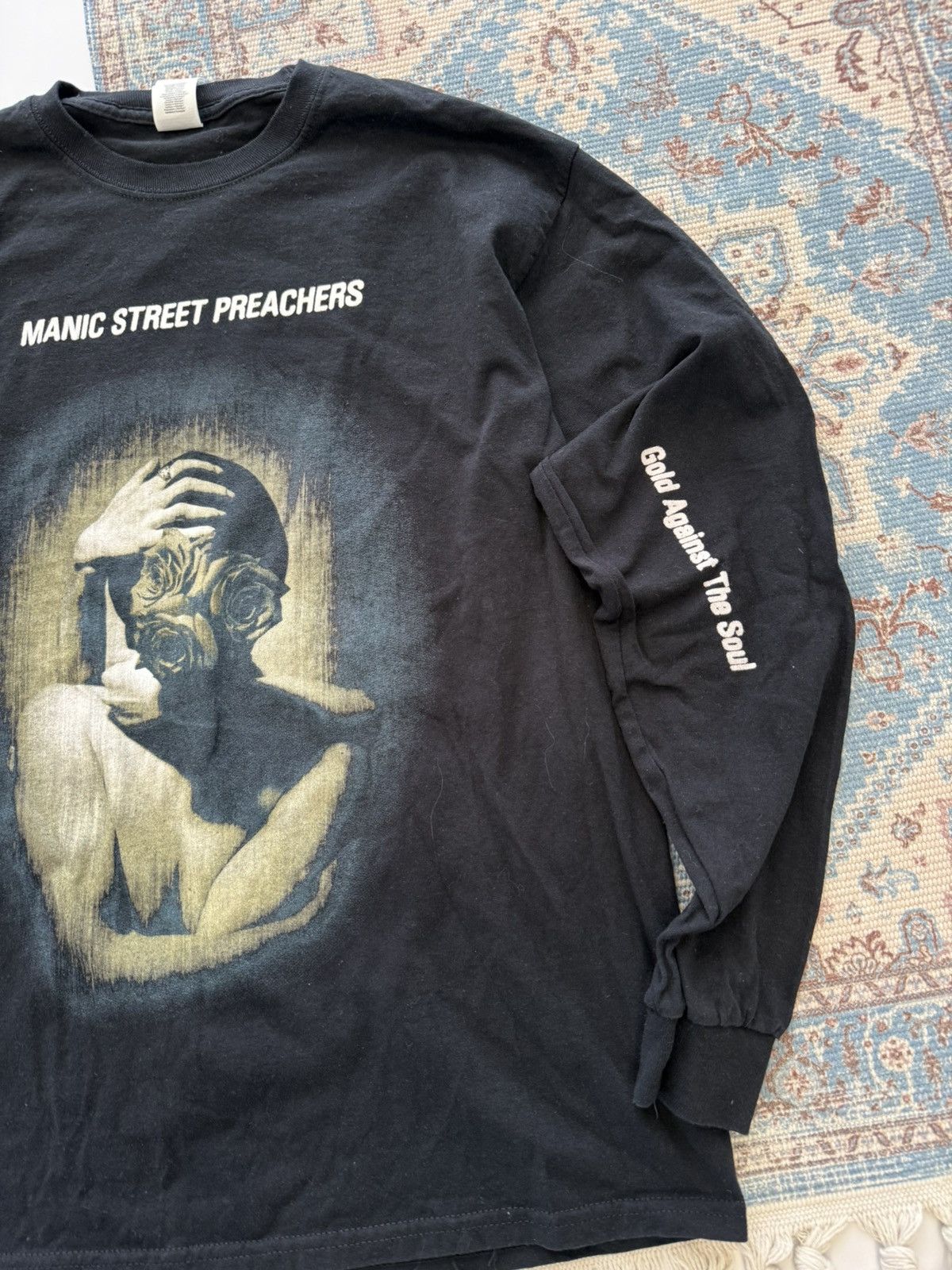 Band Tees Manic Street Preachers Gold Against The Soul Vintage Long Size US L / EU 52-54 / 3 - 2 Thumbnail