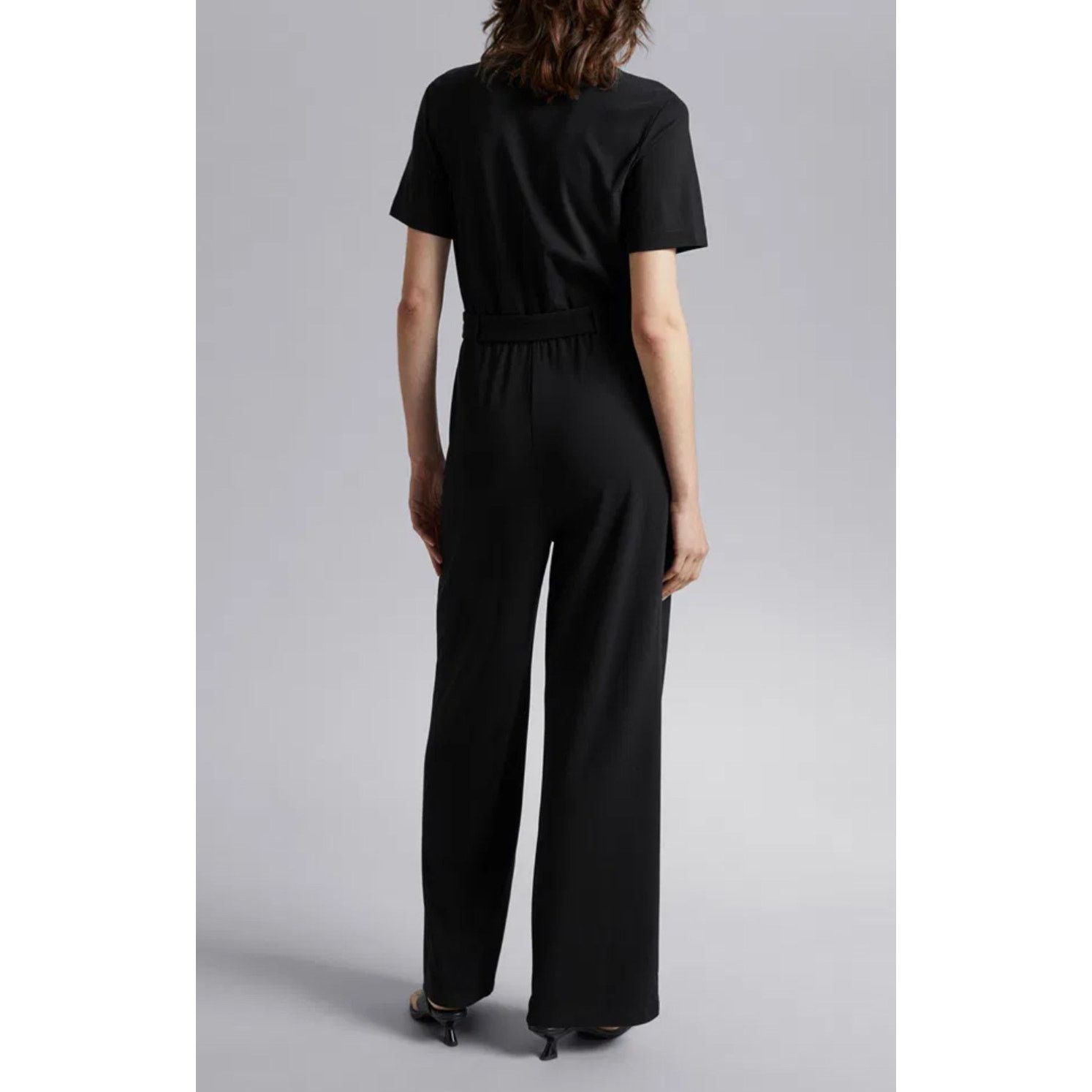 & Other Stories & OTHER STORIES - Belted Jumpsuit / Black / Sz 4 Size 27" / US 4 / IT 40 - 3 Thumbnail
