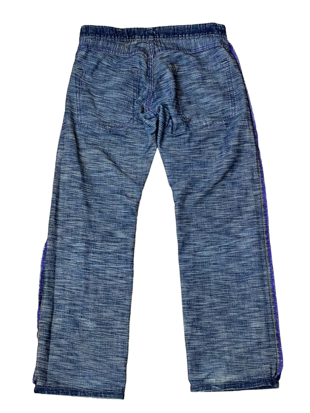 Japanese Brand SICK🔥JAPAN DENIM K.U. USA MELT INTO THE UNIVERSE JEANS Size US 32 / EU 48 - 4 Thumbnail