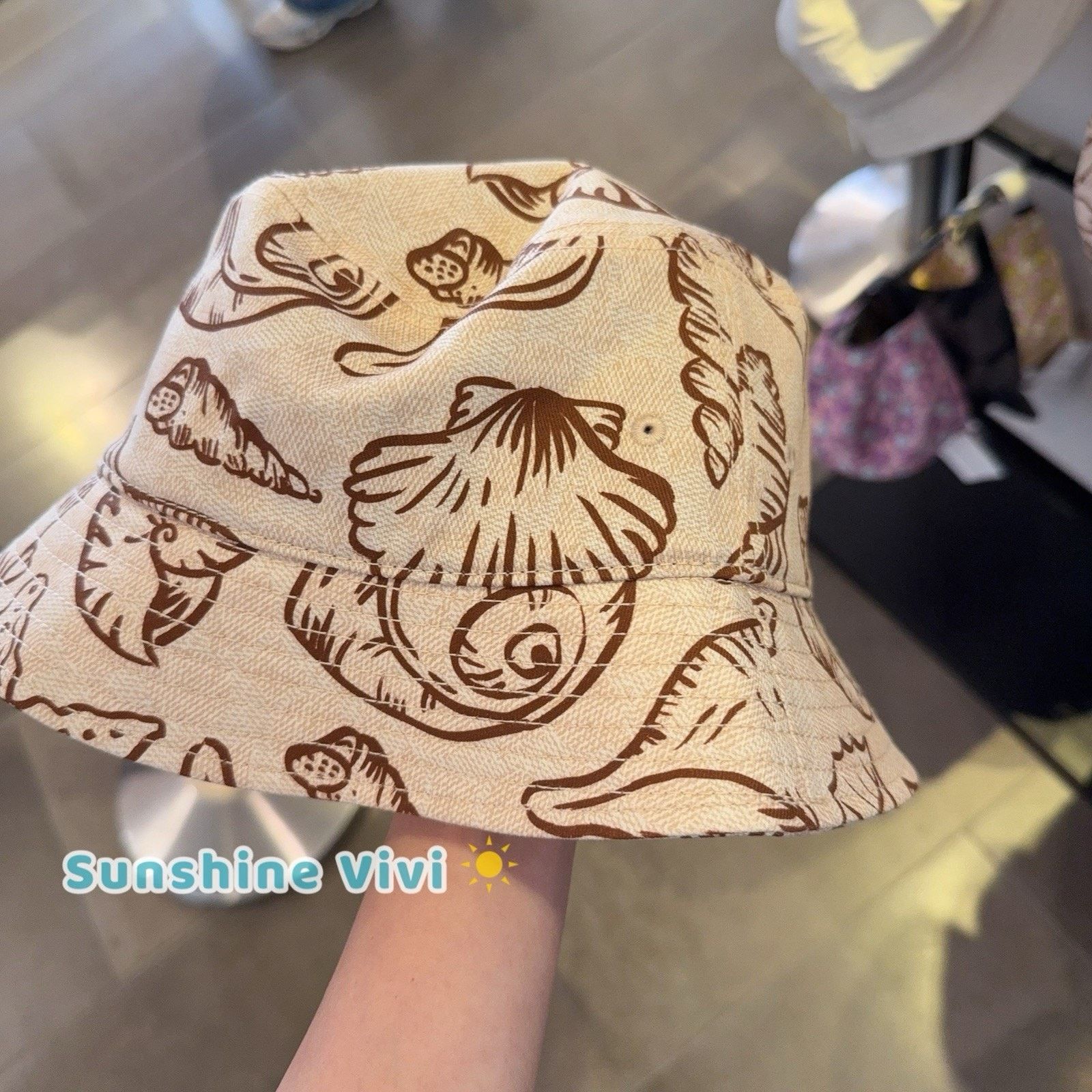 Coach NWT Coach women's Jumbo Seashell Bucket Hat CBO66 Size ONE SIZE - 3 Thumbnail