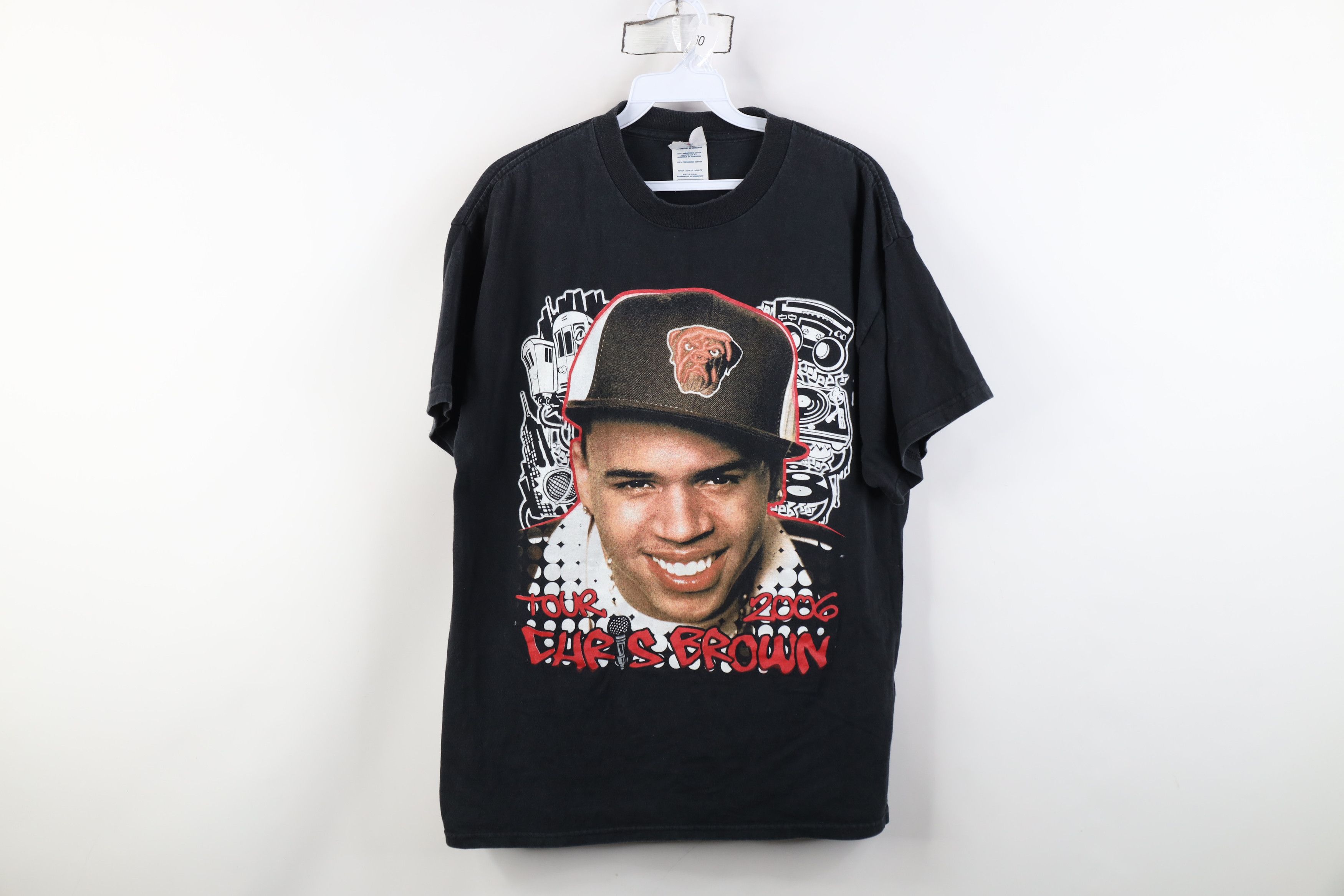 Vintage Vintage 2006 Tour Chris Brown Lil Wayne NeYo Juelz T-Shirt Size US L / EU 52-54 / 3 - 1 Thumbnail