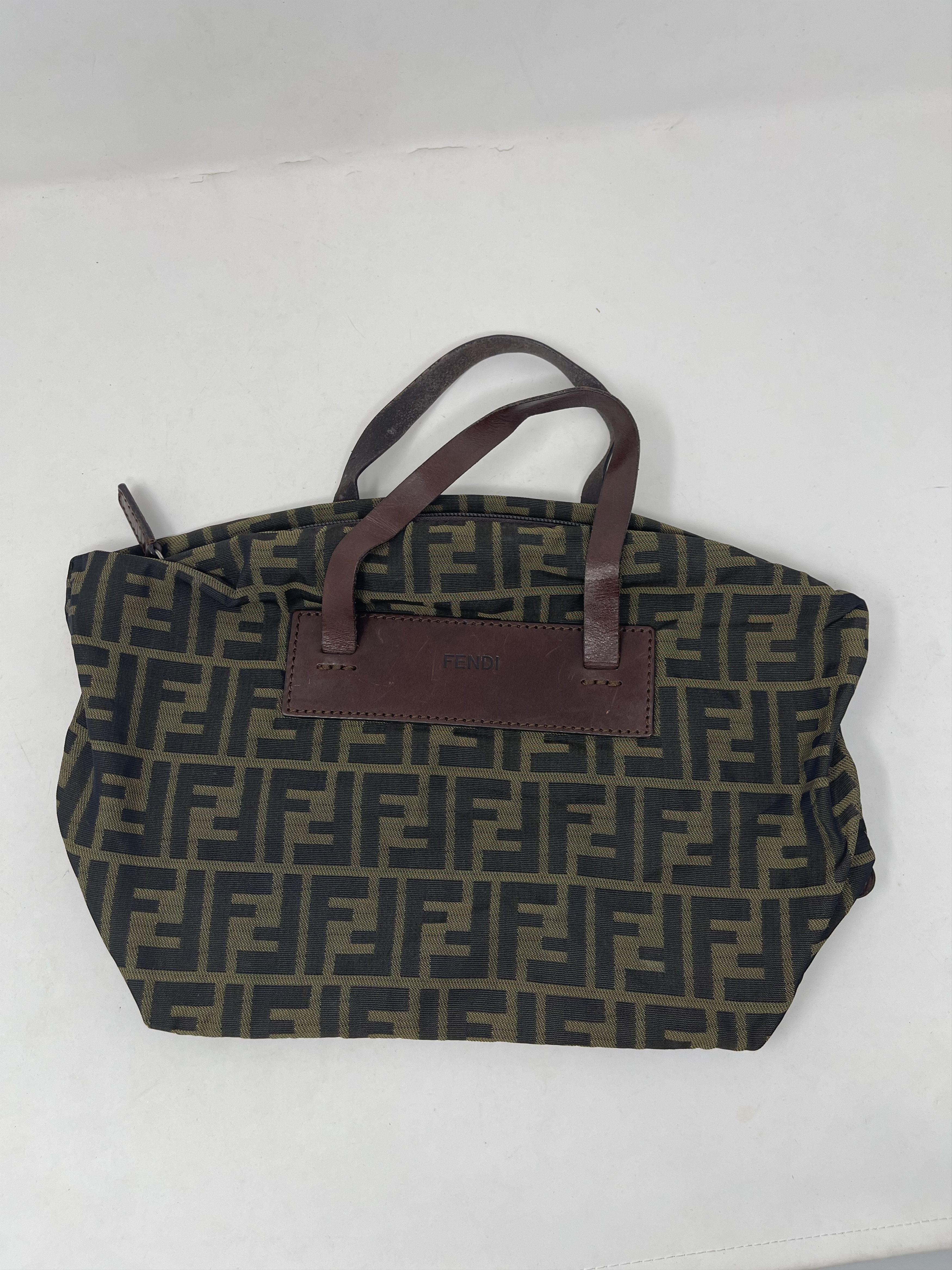 Fendi Vintage Fendi Zucca Monogram Tote Bag Size ONE SIZE - 5 Thumbnail