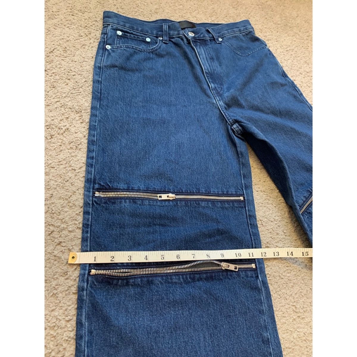 Helmut Lang HELMUT LANG ZIPPER WIDE JEANS Size US 32 / EU 48 - 20 Thumbnail