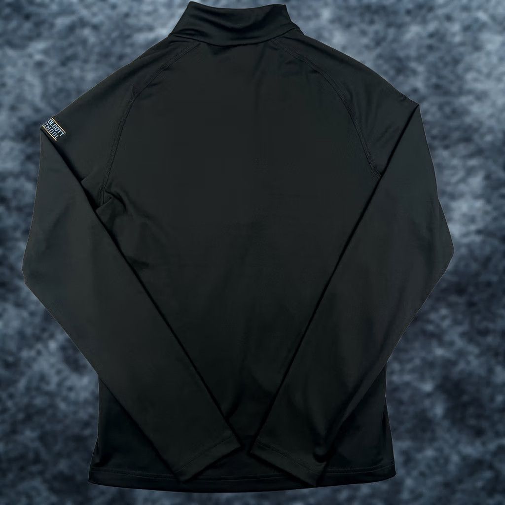 KJUS KJUS Golf Second Skin Half Zip Pullover Mens Black 48 Small Stretch Breathable Embroidered Logo Zipper Athletic Outdoor Sports Shirts (S) Size US S / EU 44-46 / 1 - 1 Thumbnail
