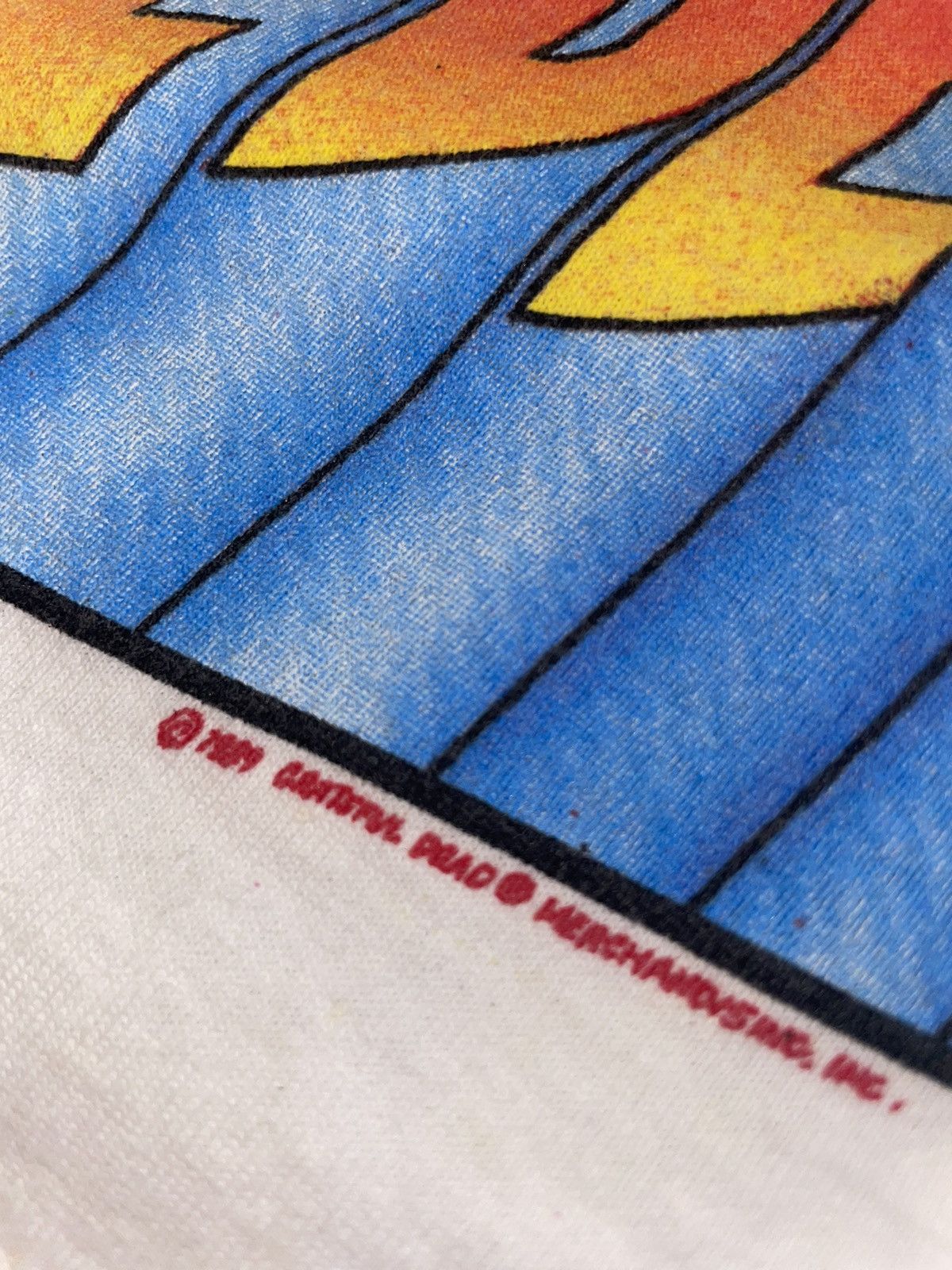 Grateful Dead VERY RARE 1989 Grateful Dead Summer Tour Tee Size US XL / EU 56 / 4 - 6 Thumbnail