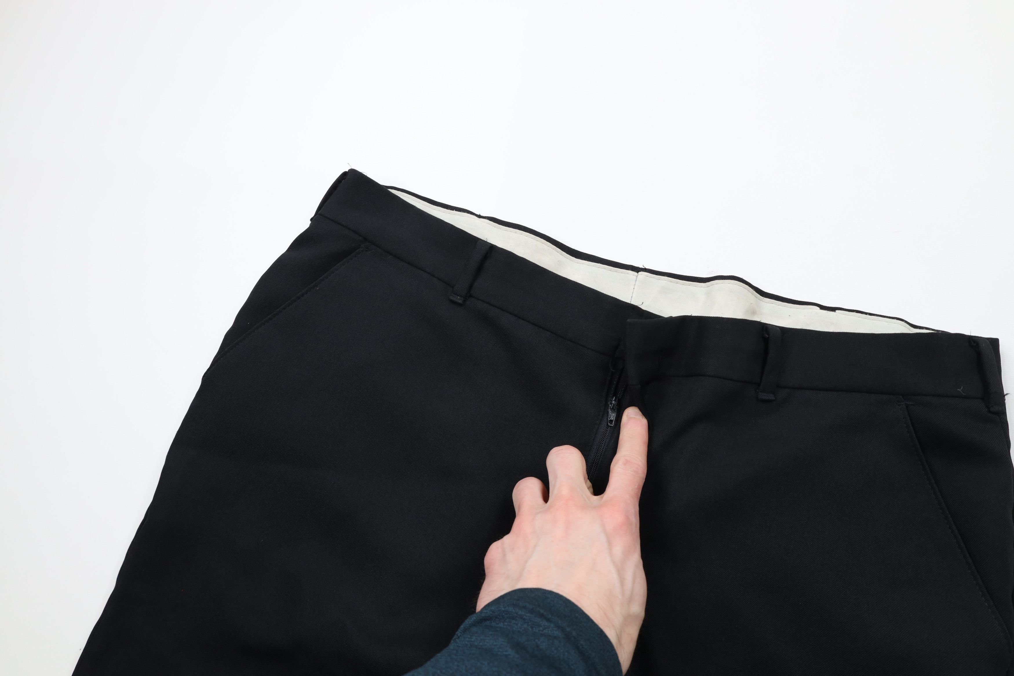 Vintage Vintage 70s Streetwear Bell Bottoms Chino Pants Black USA Size US 38 / EU 54 - 6 Thumbnail