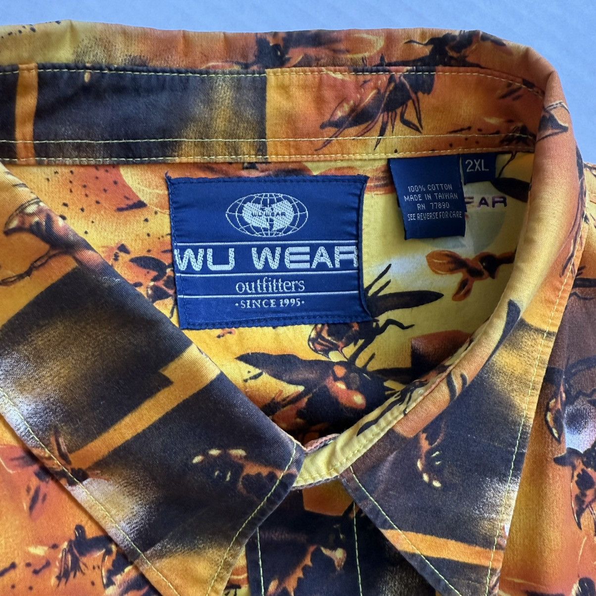 Wu-Tang Clan 🔴Wu-Wear Shirt Size 2XL Original Wu-Tang Button Up Vintage Size US XXL / EU 58 / 5 - 6 Thumbnail