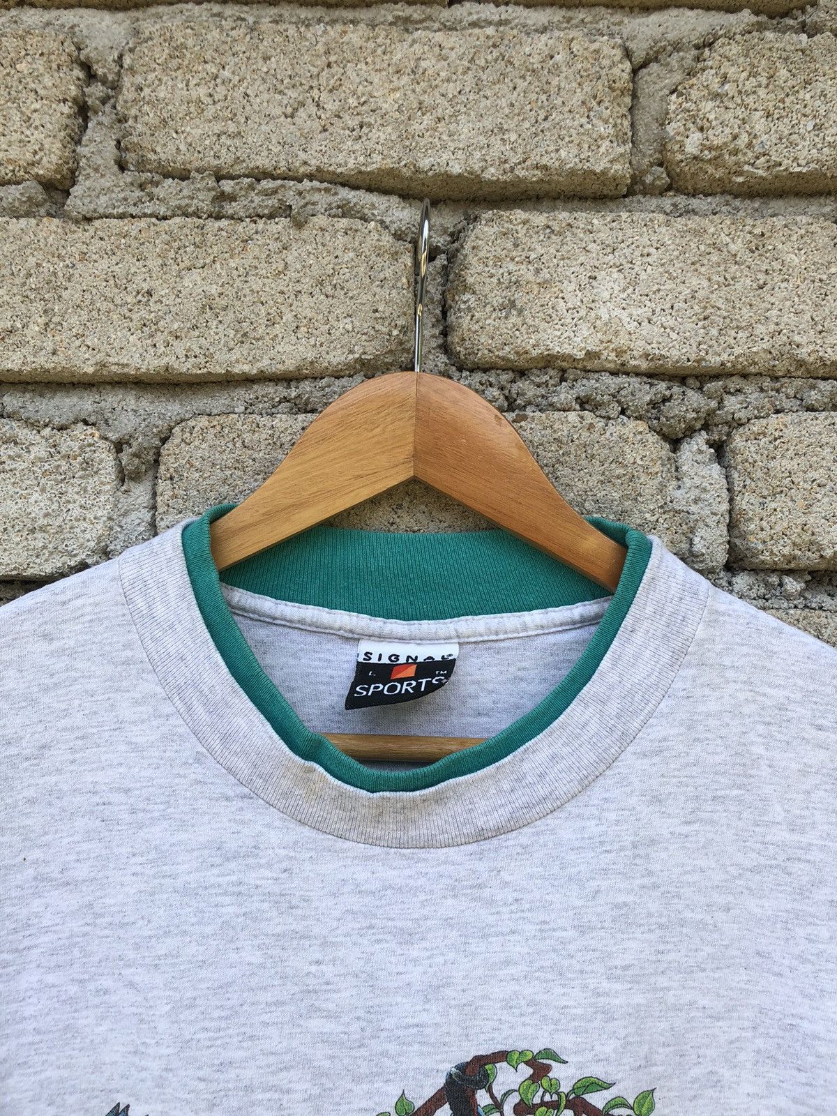 Vintage Vintage 90s Habitat Rainforest Animals Nature Mirror Tshirt Size US XL / EU 56 / 4 - 8 Thumbnail