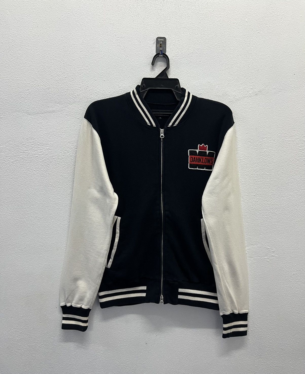 Beams Plus BEAMS x Danklows Varsity Jacket Black/White Cotton Zip-Up Size US S / EU 44-46 / 1 - 1 Thumbnail