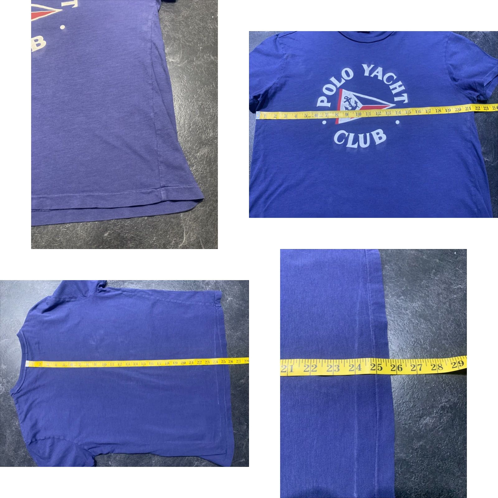 Polo Ralph Lauren Polo Ralph Lauren Blue Classic Fit Short Sleeve T-Shirt Mens M Cotton Size US M / EU 48-50 / 2 - 8 Thumbnail