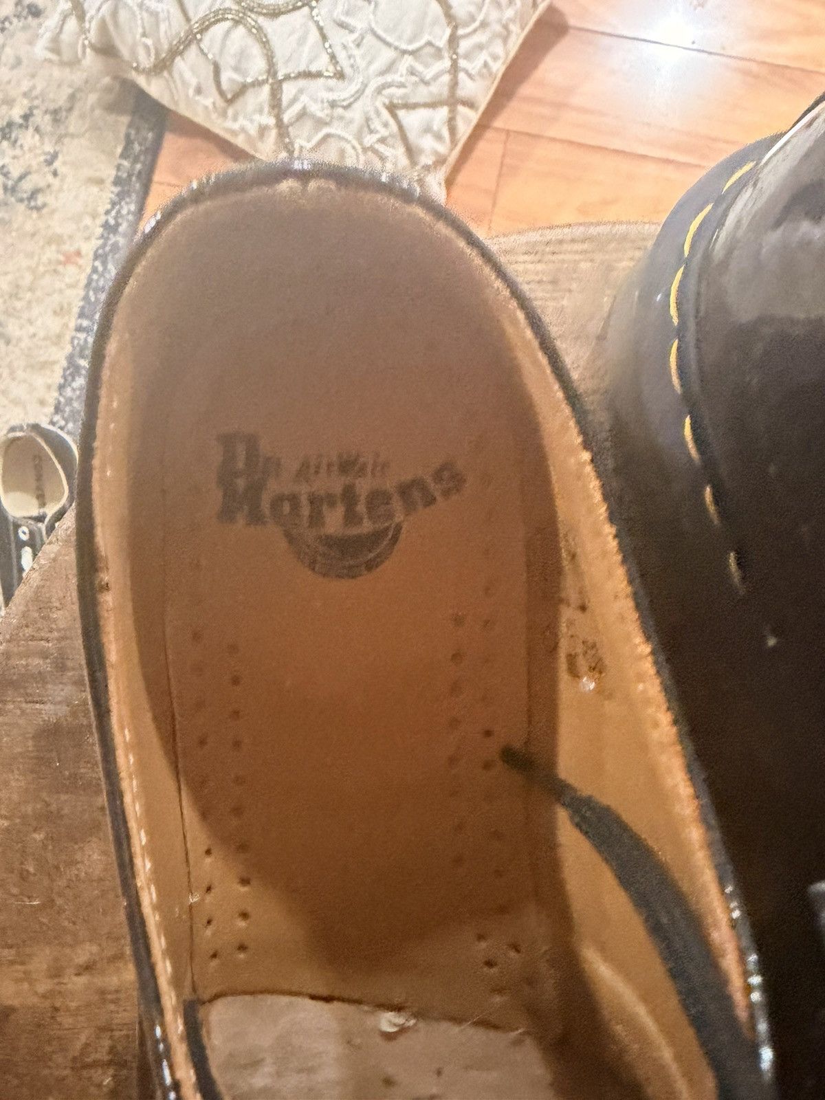 Dr. Martens Black Patent Leather Oxfords (3-Eye)
