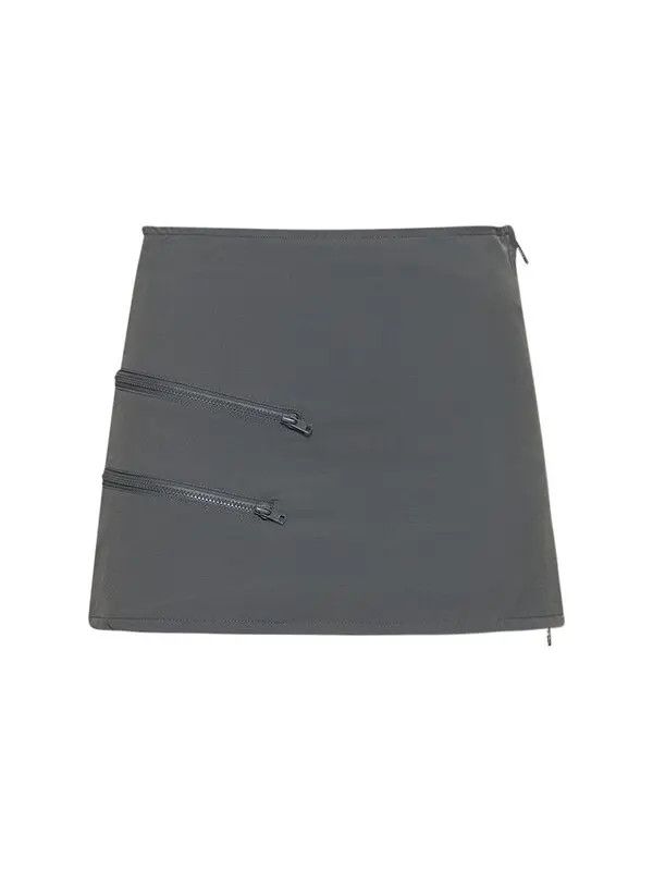 image of Entire Studios O1Mle0524 Pocket Mini Skirt In Grey, Women's (Size 34)