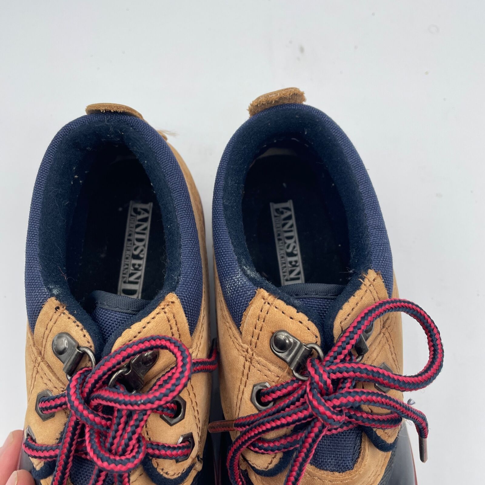 Lands' End Lands End Rubber Duck Boots Lace Up Green Tan Waterproof 7 Size US 7 / IT 37 - 6 Thumbnail