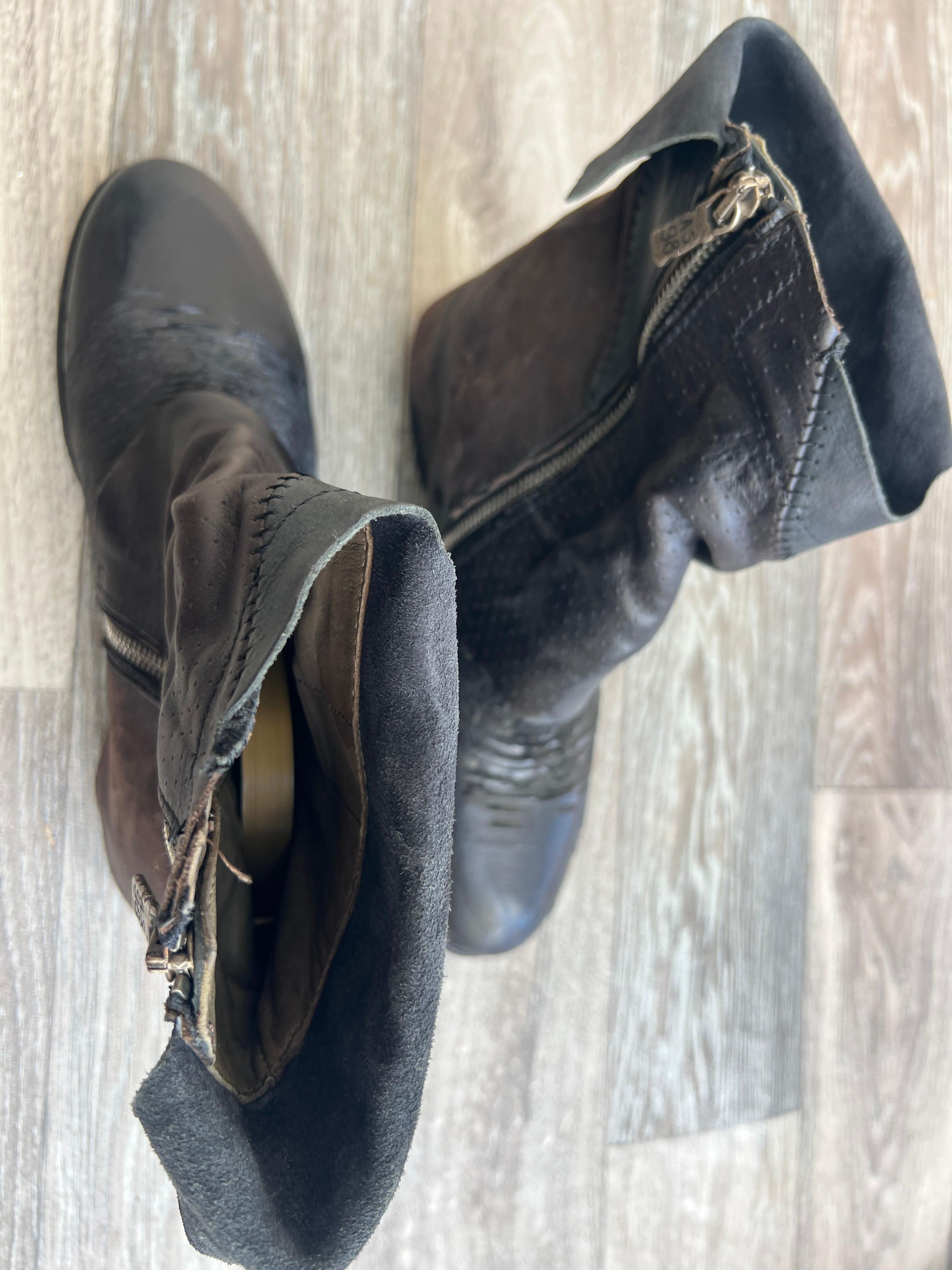 A.S.98 A.S.98 Black Leather Boots Sz 40 Size US 10 / IT 40 - 5 Thumbnail