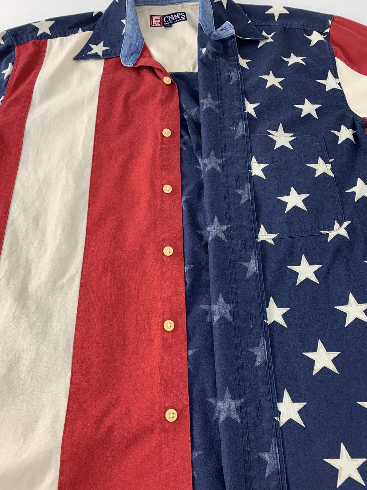 Chaps Ralph Lauren Chaps Ralph Lauren American Flag Button Up Shirt Size US L / EU 52-54 / 3 - 5 Thumbnail