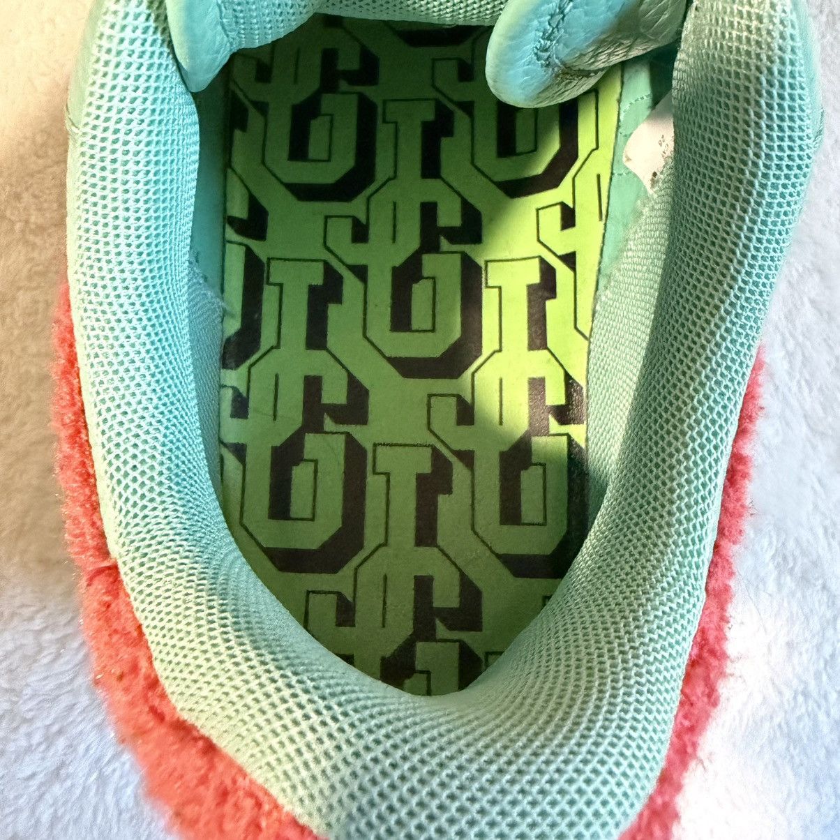 John Geiger John Geiger GF-01 Teal Peach Chenille sneaker Size US 10 / EU 43 - 5 Thumbnail