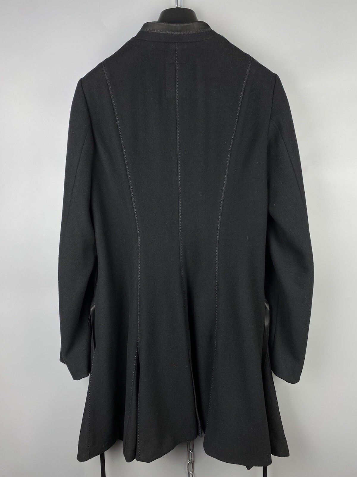 Marithe + Francois Girbaud Marithe Francois Girbaud Avant Garde Wool Long Coat Size M / US 6-8 / IT 42-44 - 8 Thumbnail