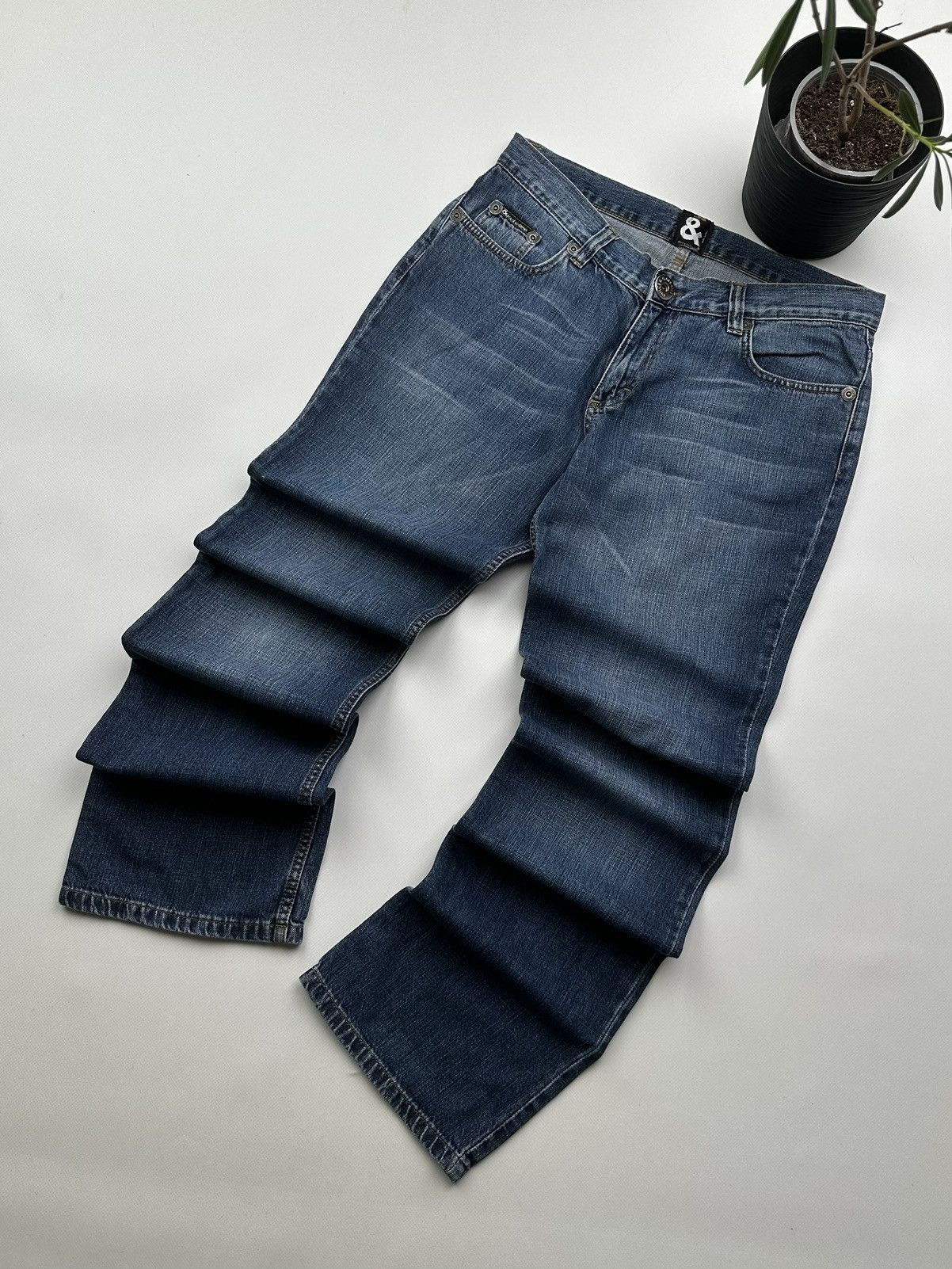 image of Dolce Gabbana x Vintage Dolce&gabbana Vintage Jeans in Blue, Men's (Size 31)