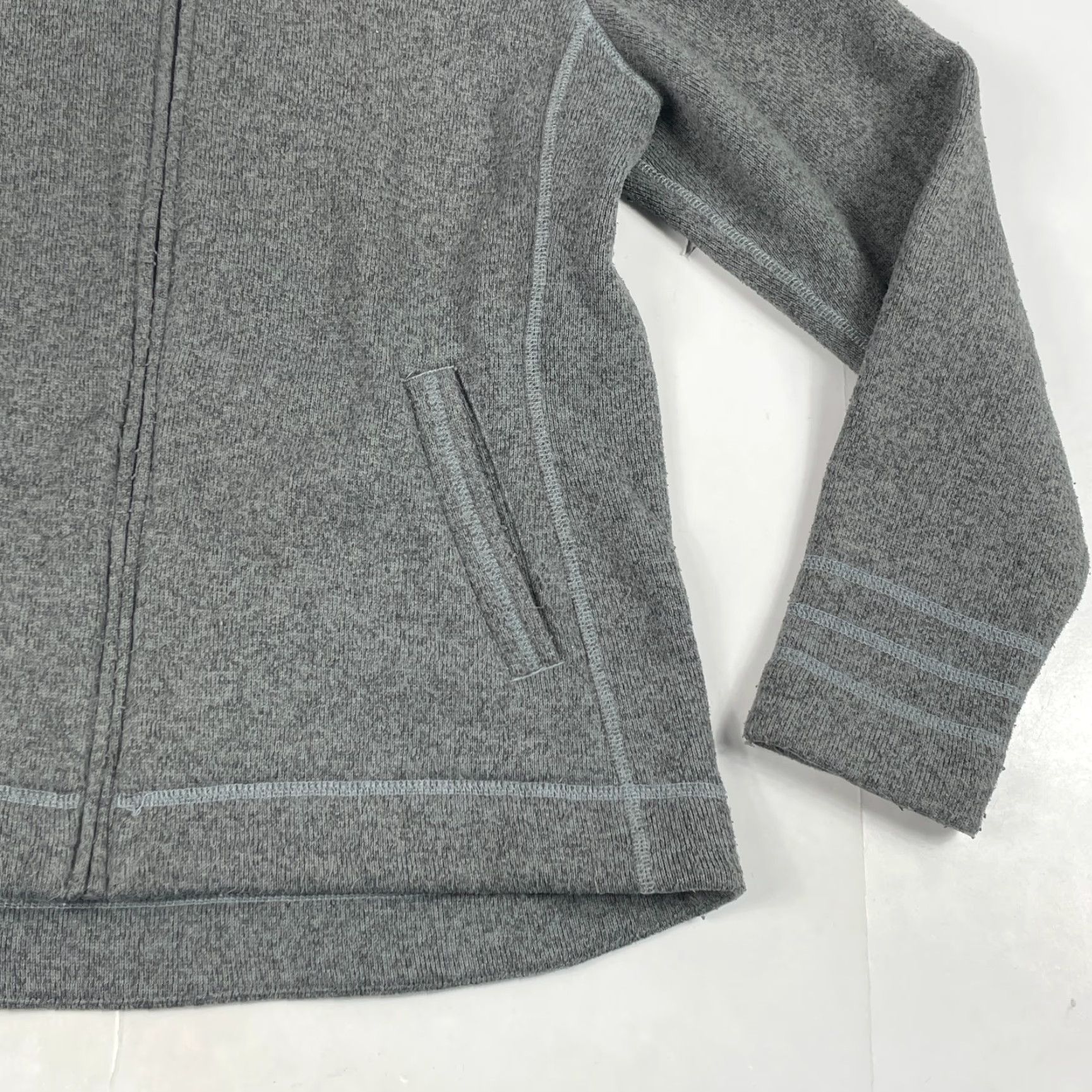 The North Face The North Face Jacket Women XL Gray Full Zip Fleece Outdoor Everyday Basic Jacket Mens? Womens Size XL / US 12-14 / IT 48-50 - 5 Thumbnail