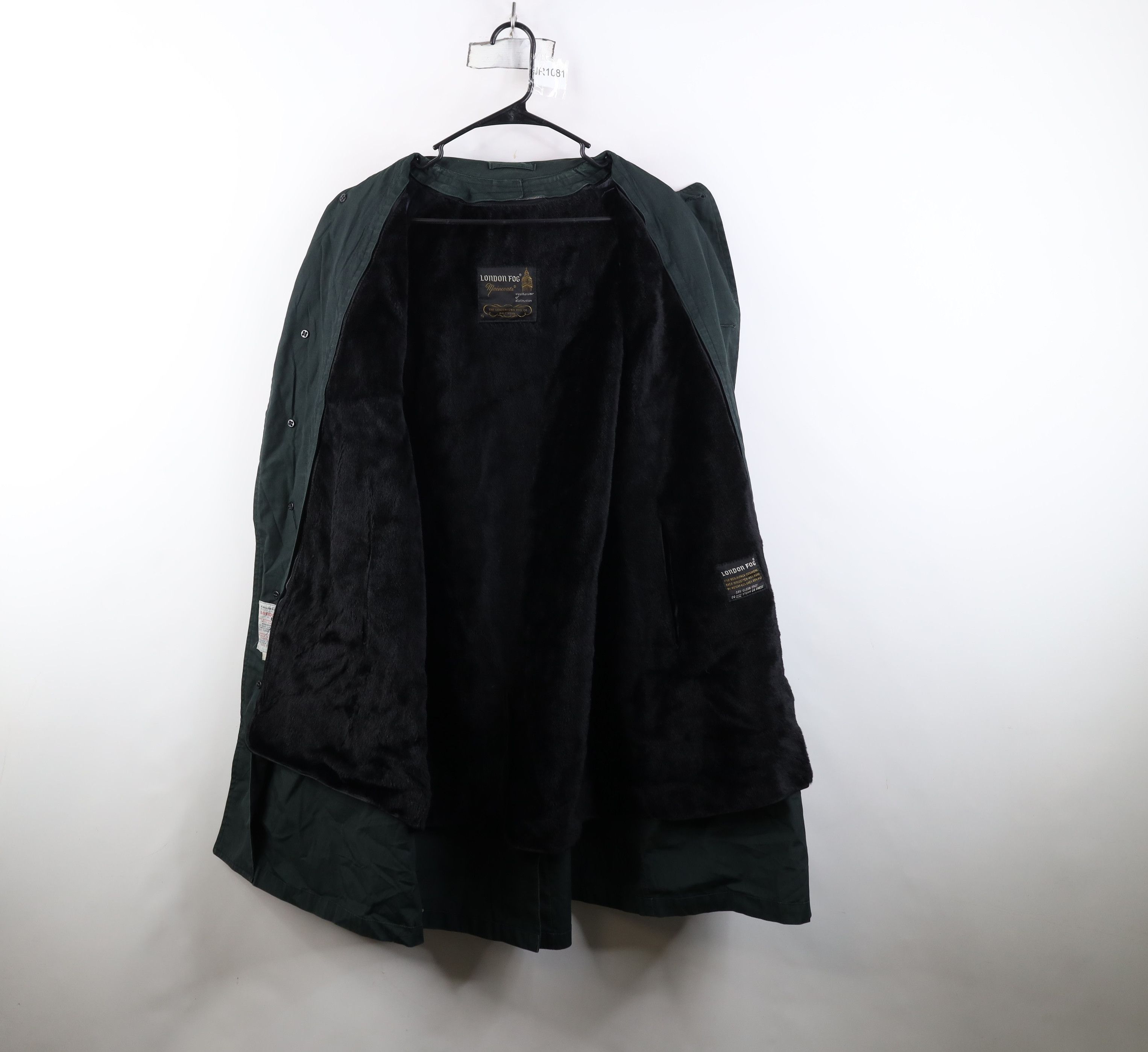 Vintage Vintage 70s Streetwear Trench Coat Rain Jacket Green USA Size US L / EU 52-54 / 3 - 9 Thumbnail