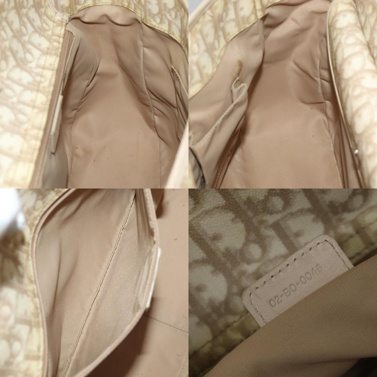 Dior DIOR Trotter Canvas Romantic Shoulder Bag Pvc Beige Silver Size ONE SIZE - 12 Thumbnail