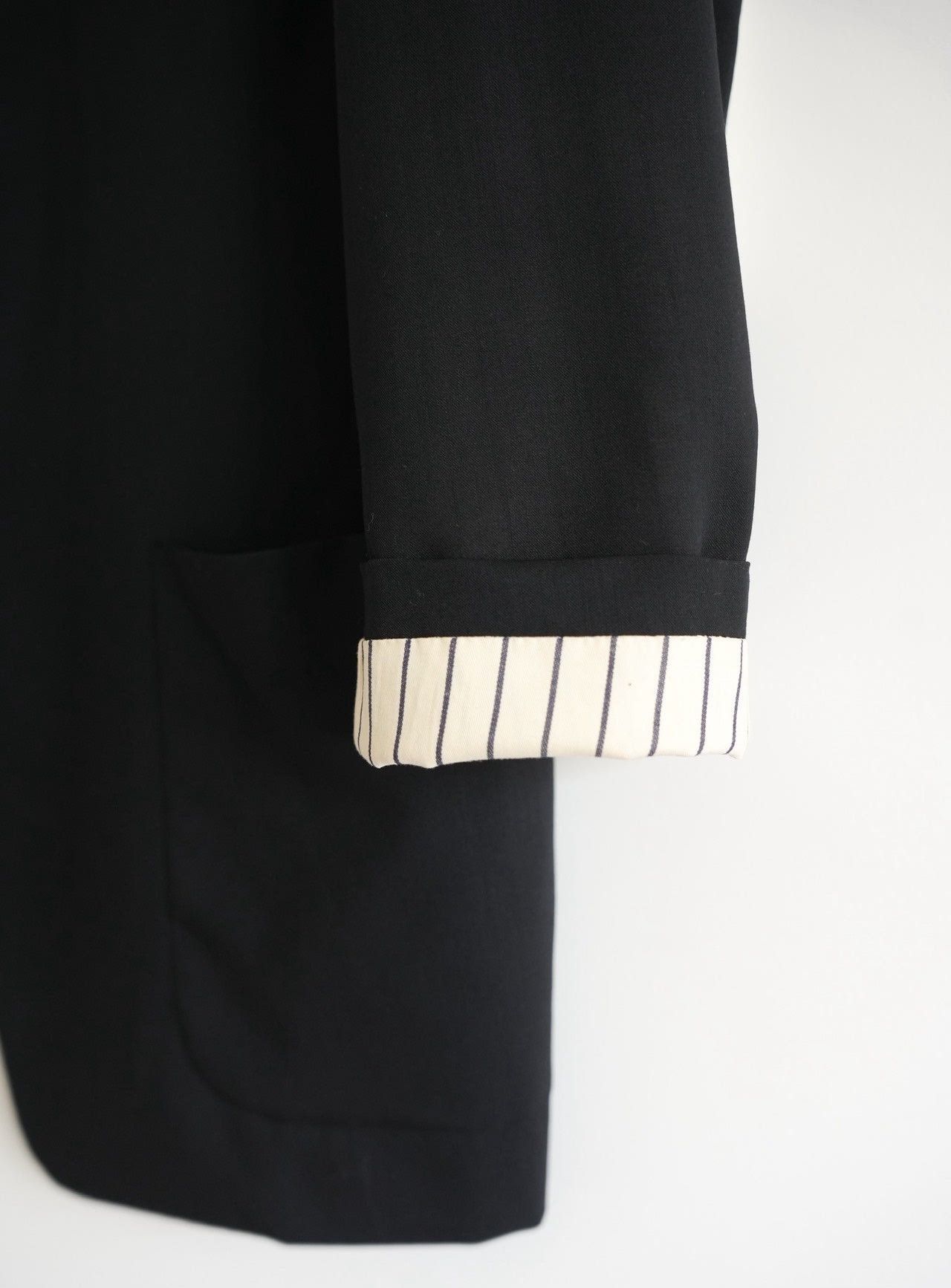 Yohji Yamamoto Yohji Yamamoto 93SS White Stripe Panel Blazer Size 38S - 4 Thumbnail